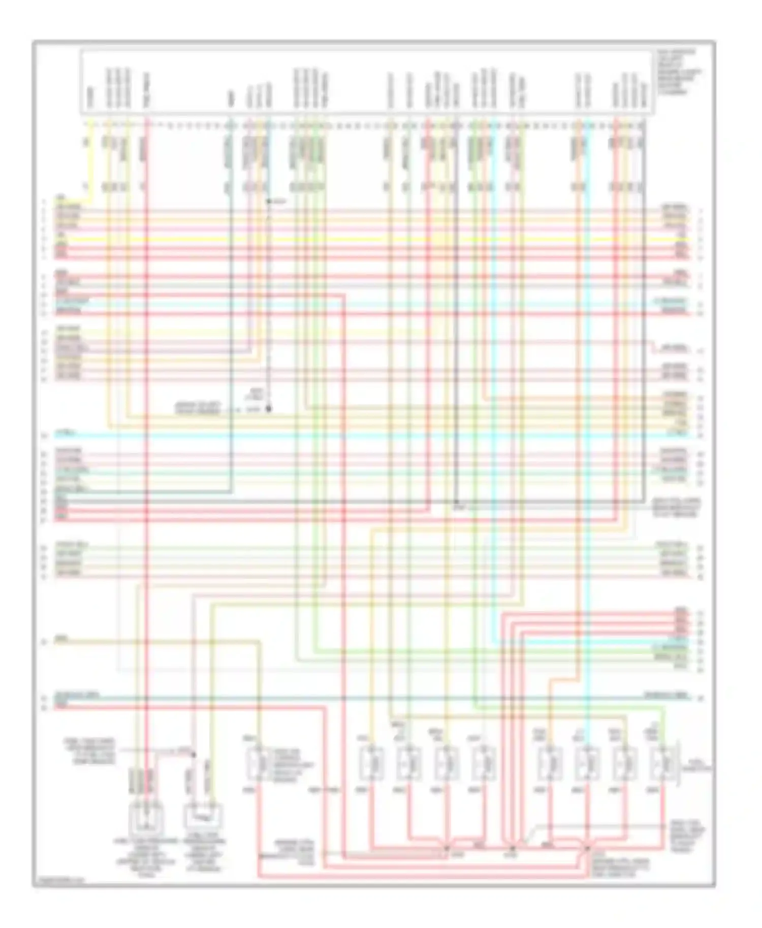 Econoline E350 Ford  (1997-1998): Wiring diagram engine performance 5.4l cngs (4 of 5)