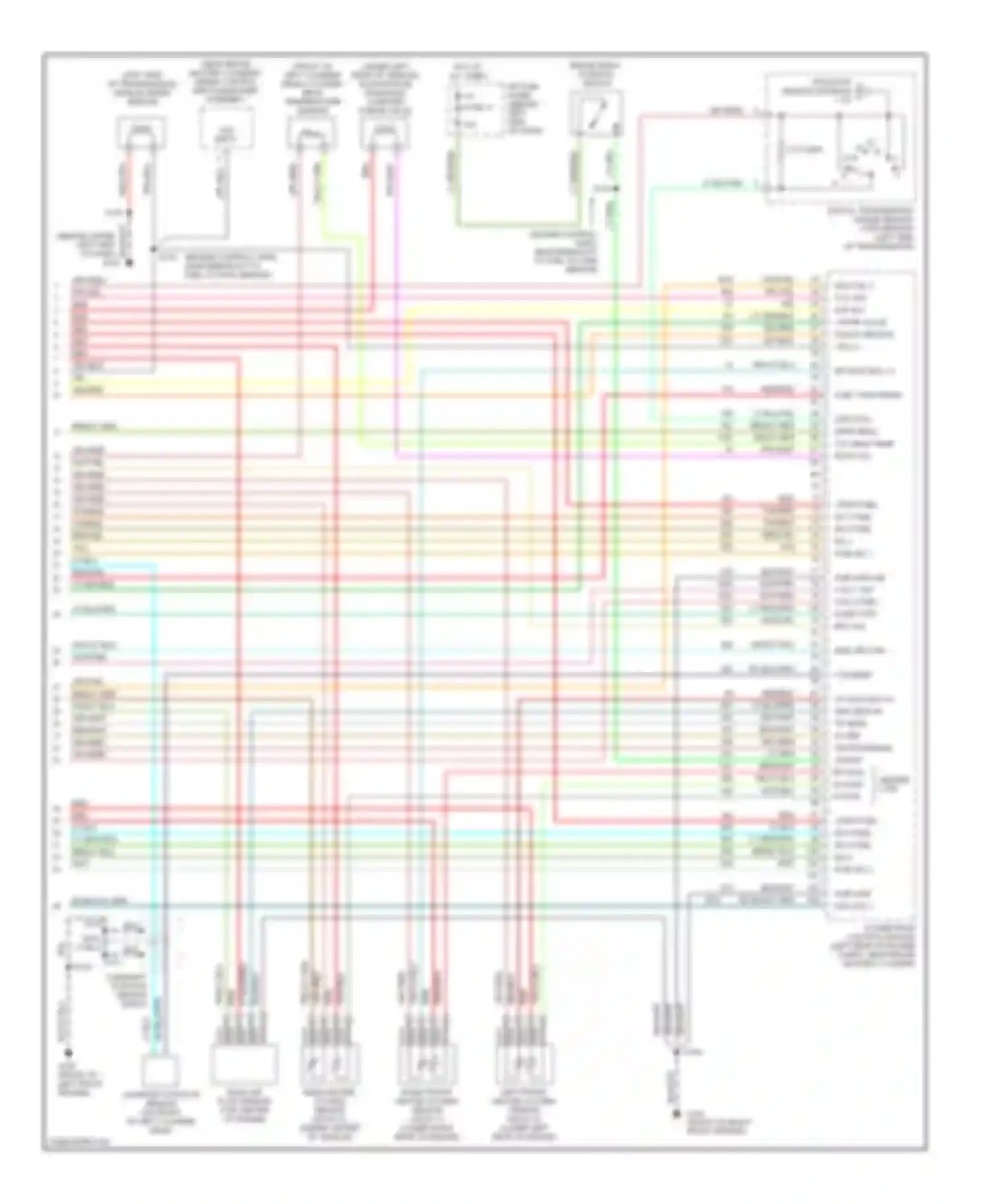 Econoline E350 Ford  (1997-1998): Wiring diagram engine performance 5.4ls (4 of 4)