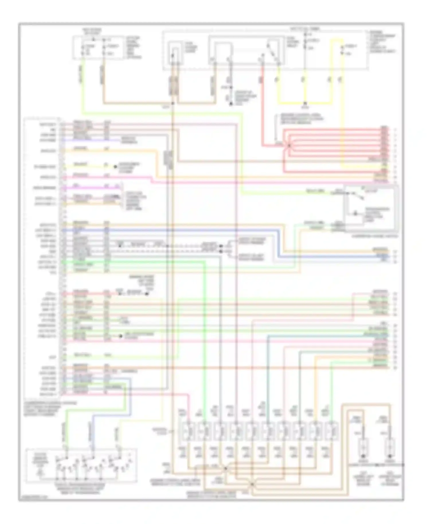 Econoline E350 Ford  (1997-1998): Wiring diagram engine performance 6.8ls (1 of 4)