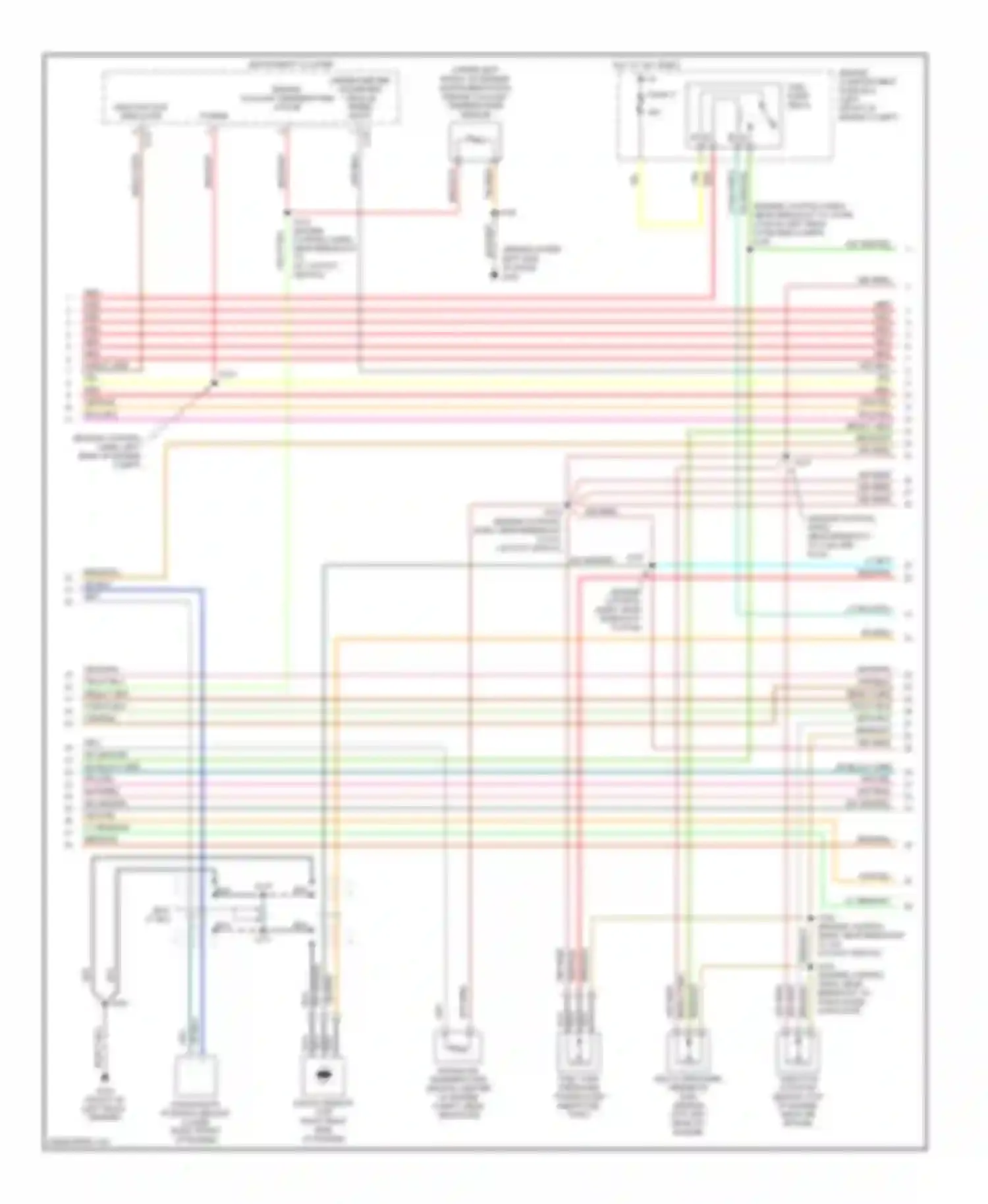 Econoline E350 Ford  (1997-1998): Wiring diagram engine performance 6.8ls (2 of 4)