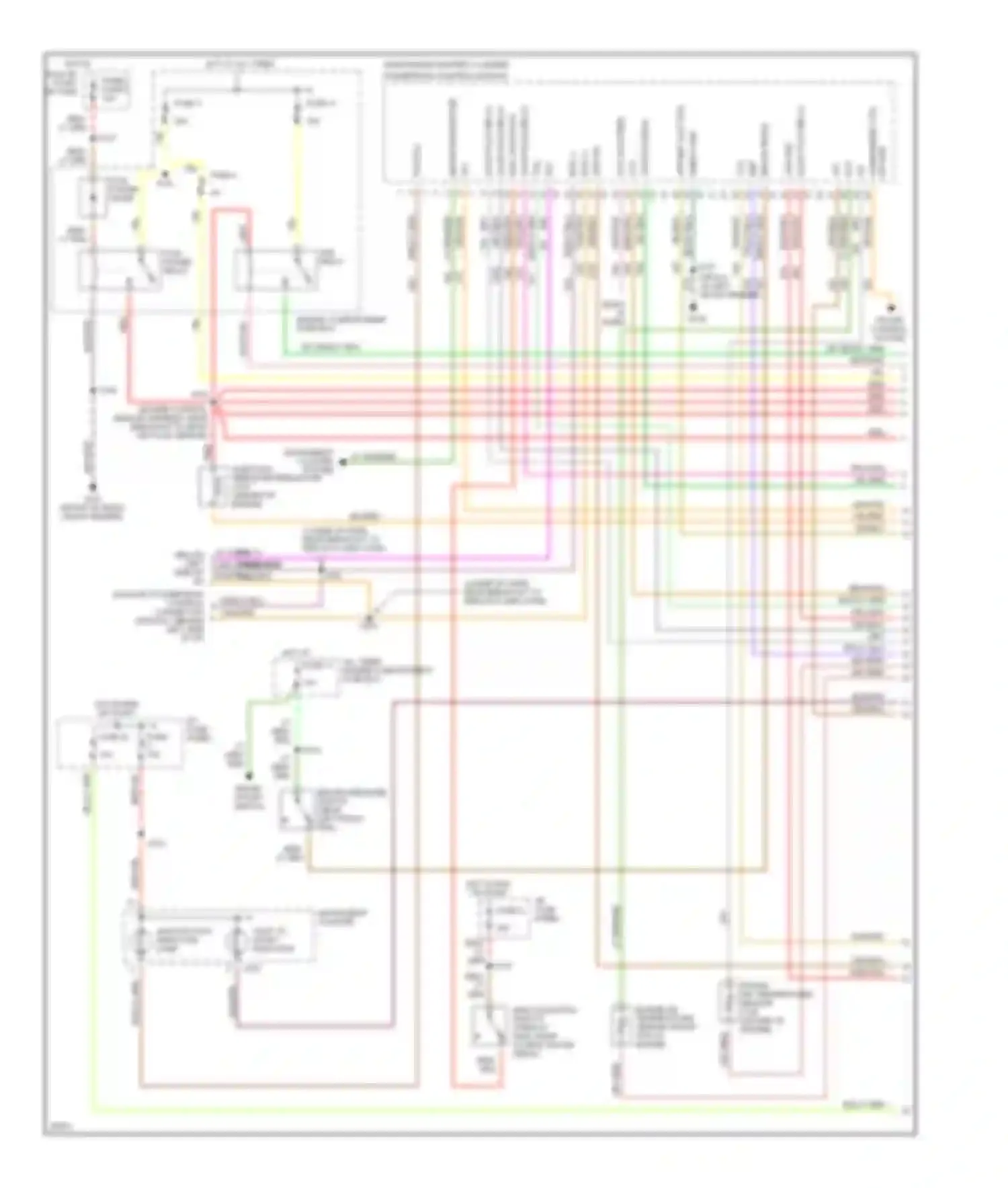 Econoline E350 Ford  (1997-1998): Wiring diagram engine performance 7.3l di turbo diesels (1 of 3)