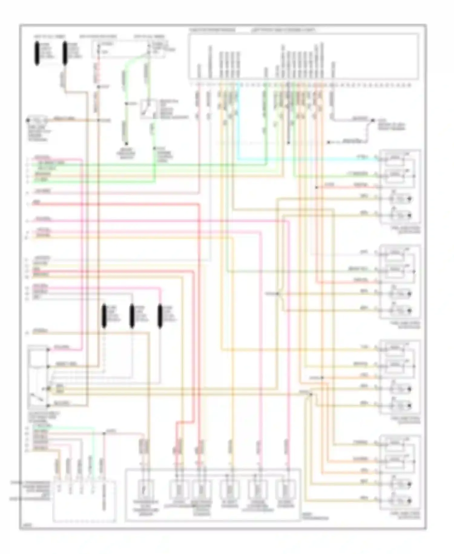 Econoline E350 Ford  (1997-1998): Wiring diagram engine performance 7.3l di turbo diesels (3 of 3)
