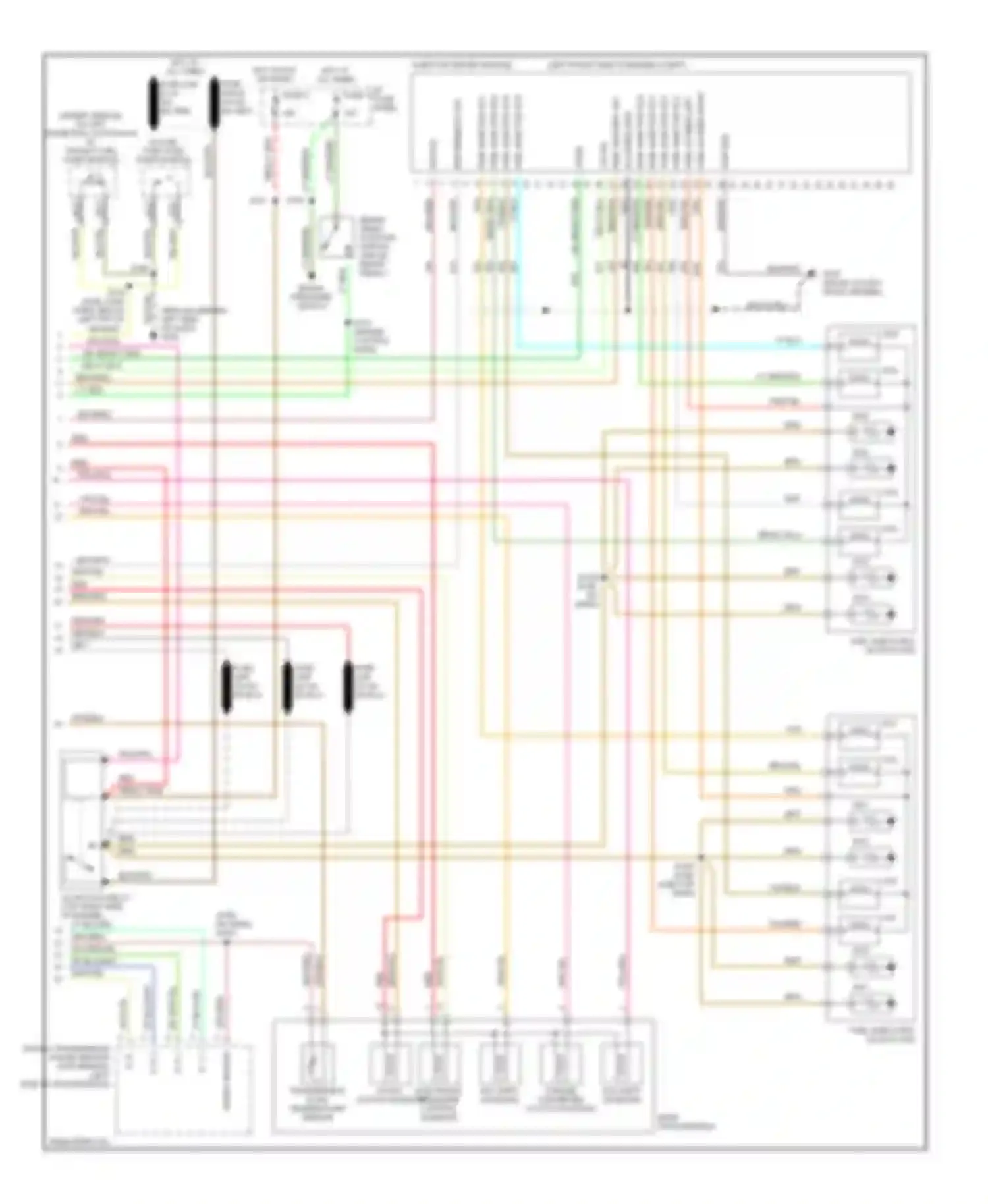 Econoline E350 Ford  (1997-1998): Wiring diagram engine performance 7.3l di turbo diesels, with
electric fuel pump (3 of 3)