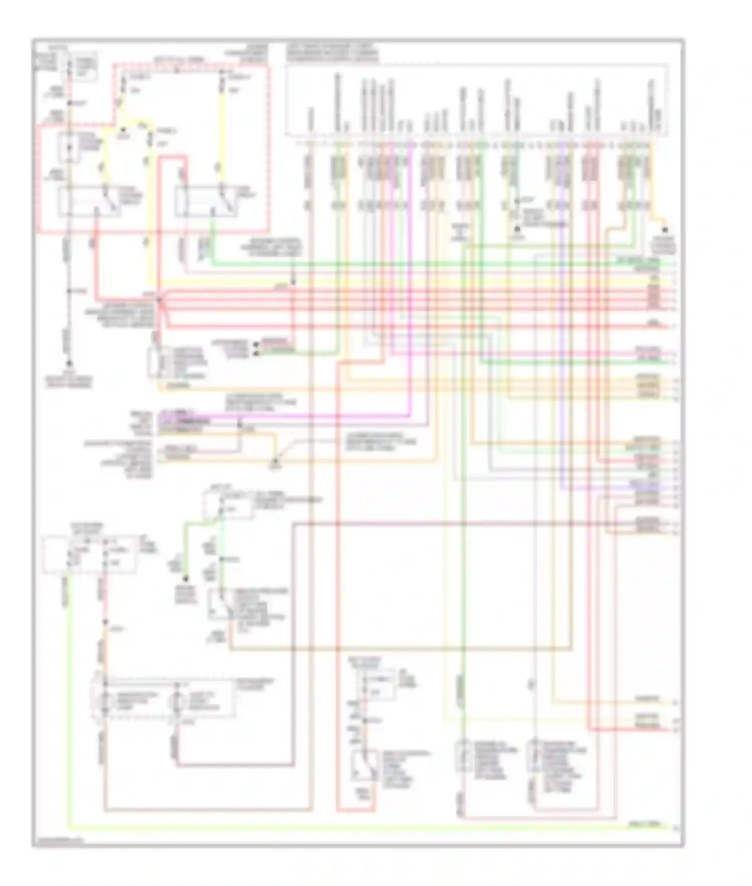 Econoline E350 Ford  (1997-1998): Wiring diagram engine performance 7.3l di turbo diesels, without
electric fuel pump (1 of 3)