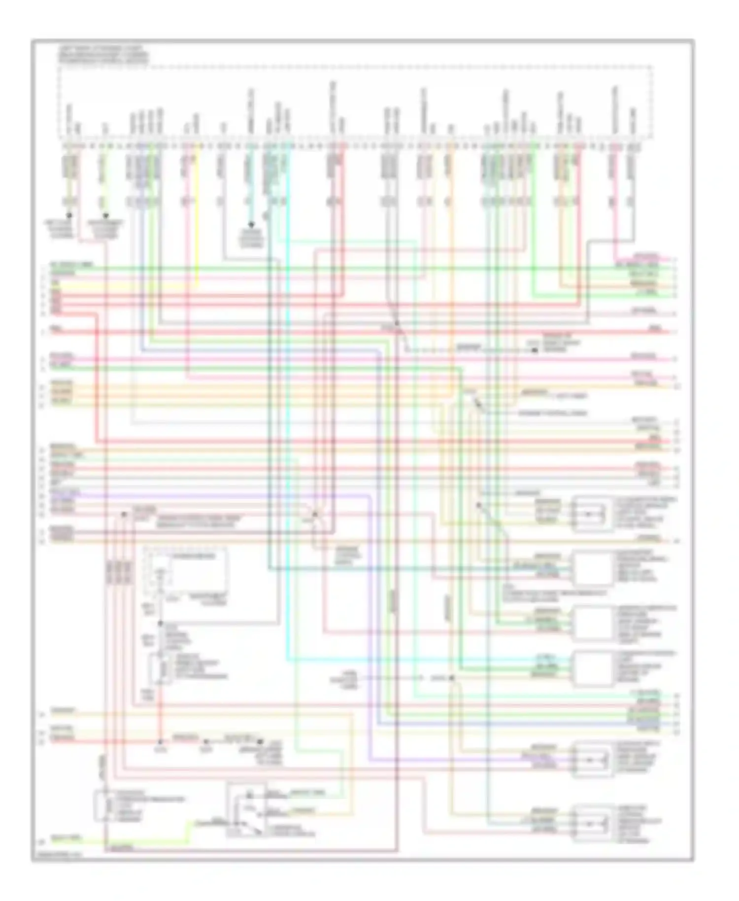 Econoline E350 Ford  (1997-1998): Wiring diagram engine performance 7.3l di turbo diesels, without
electric fuel pump (2 of 3)