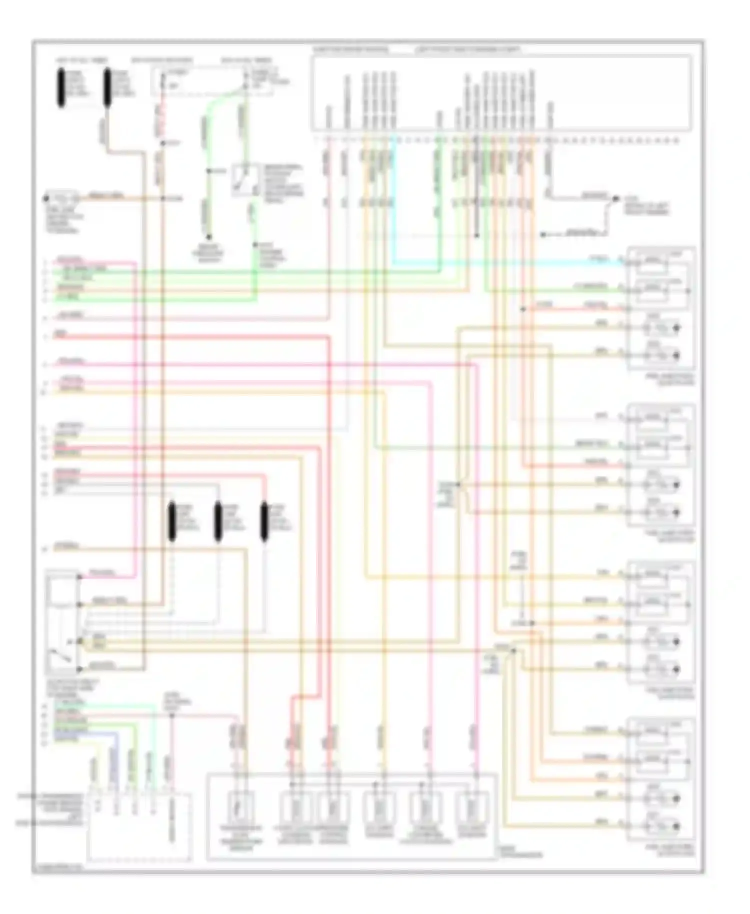 Econoline E350 Ford  (1997-1998): Wiring diagram engine performance 7.3l di turbo diesels, without
electric fuel pump (3 of 3)