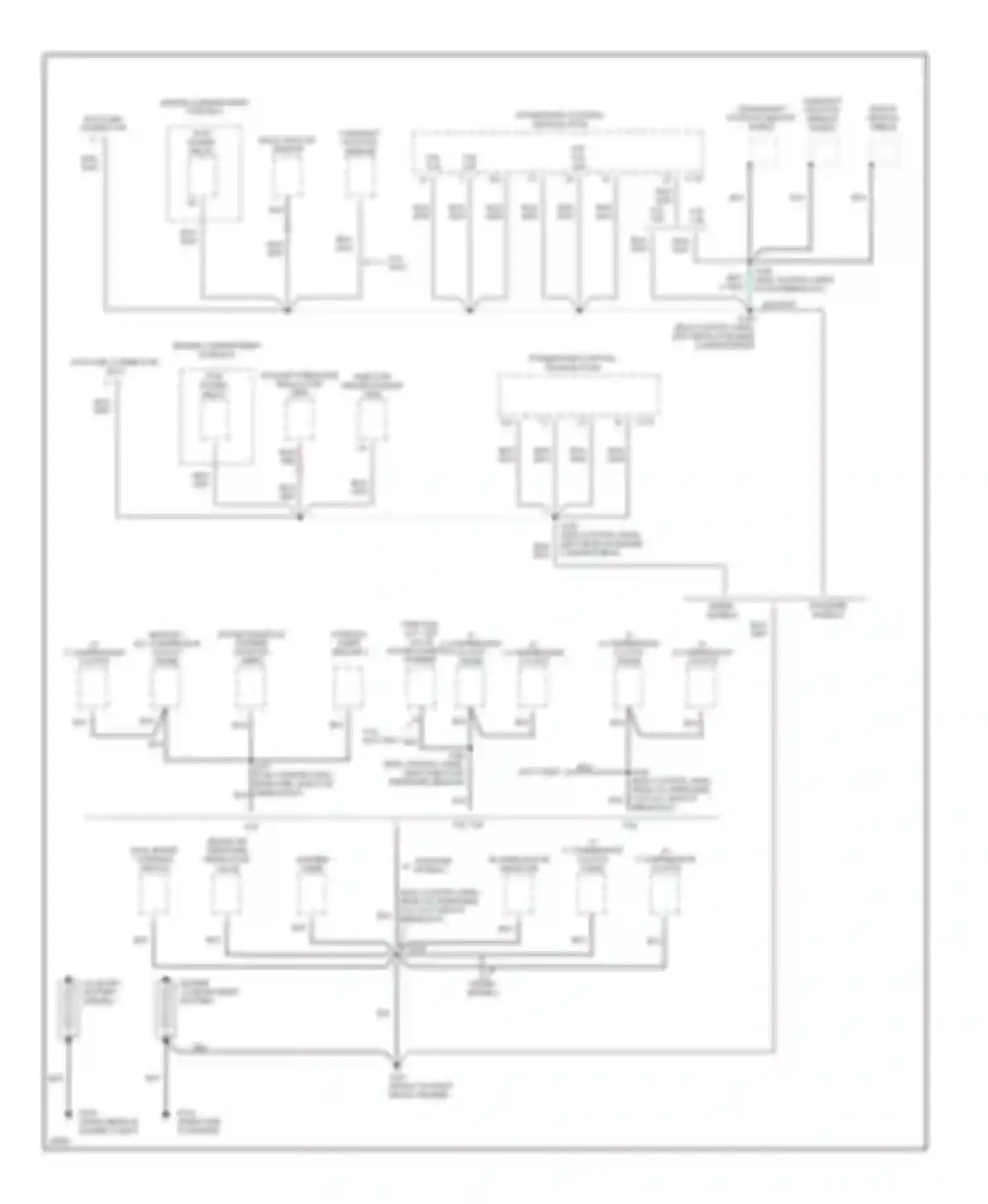 Econoline E350 Ford  (1997-1998): Ground distribution circuit (1 of 4)