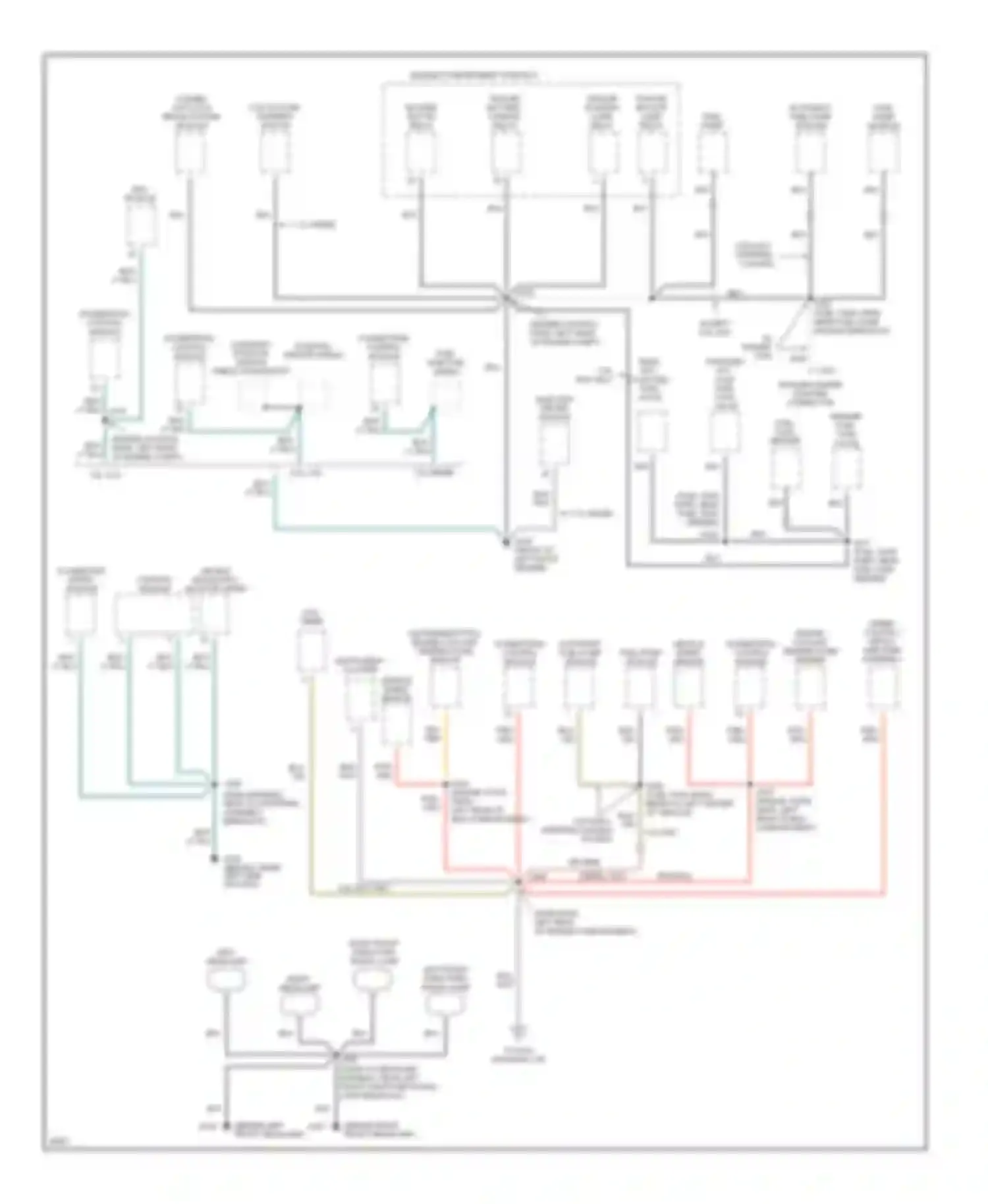 Econoline E350 Ford  (1997-1998): Ground distribution circuit (2 of 4)