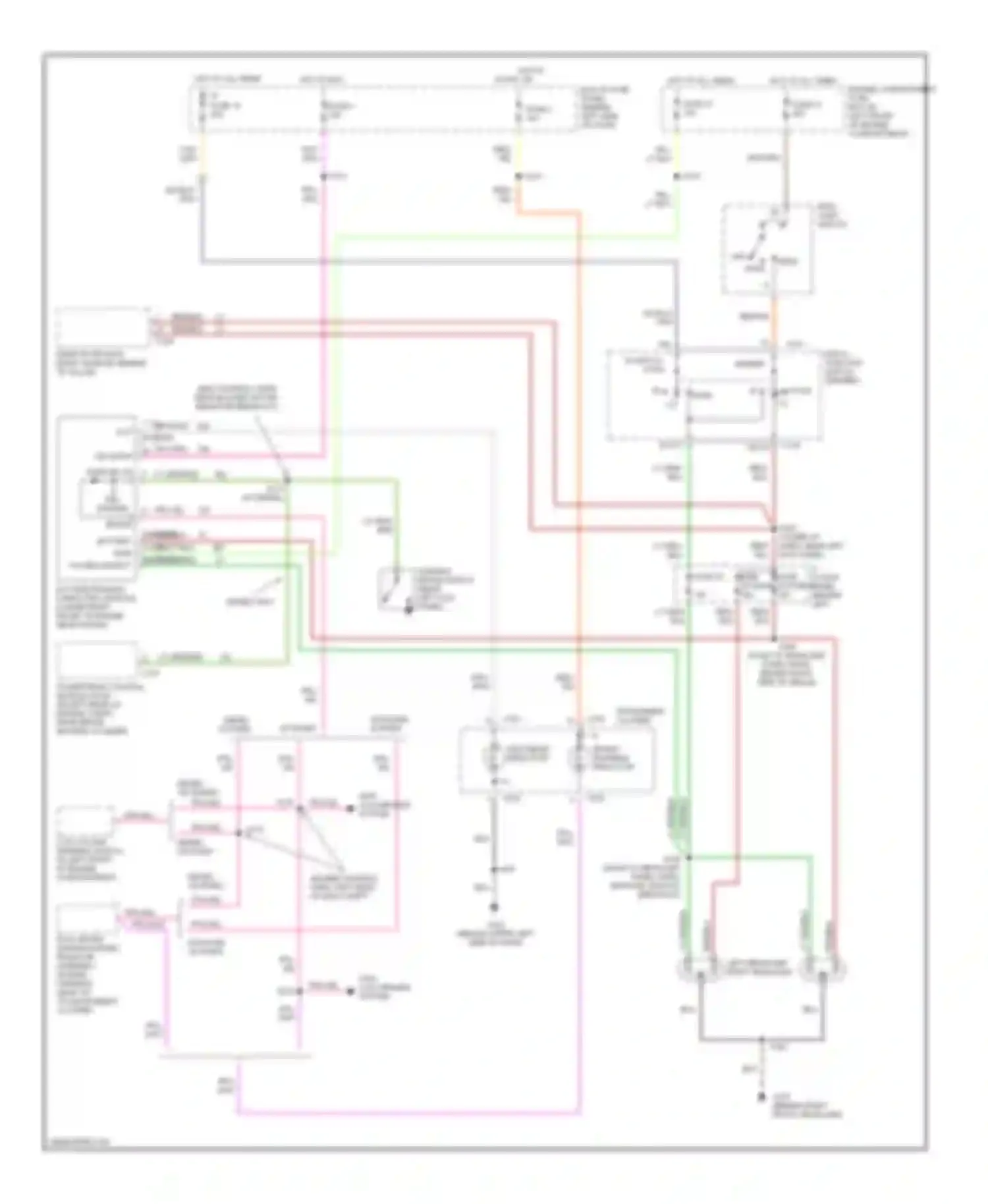 Econoline E350 Ford  (1997-1998): Headlight circuit, with drl