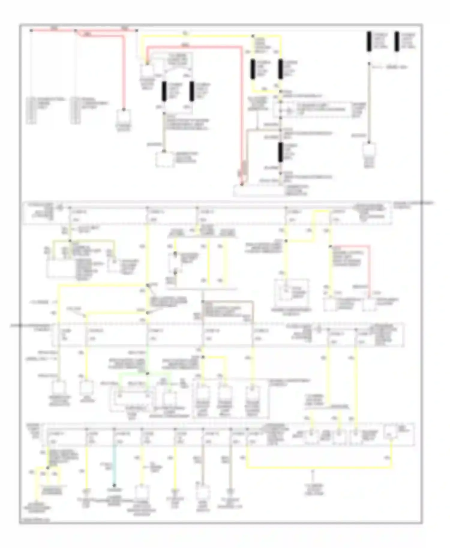 Econoline E350 Ford  (1997-1998): Power distribution circuit (1 of 4)