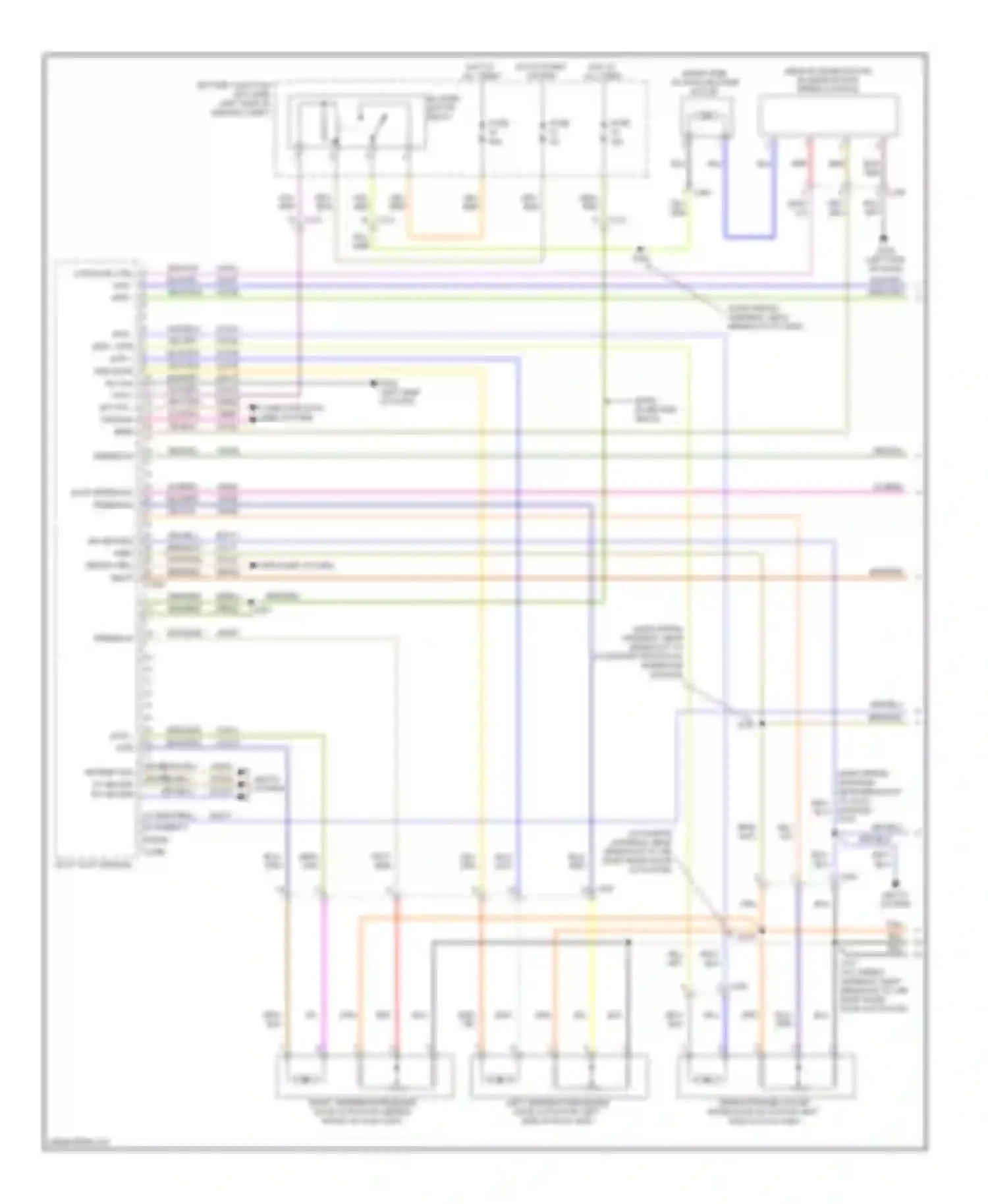 Edge Ford I facelift (2010-2014): Automatic a/c circuit (1 of 3)