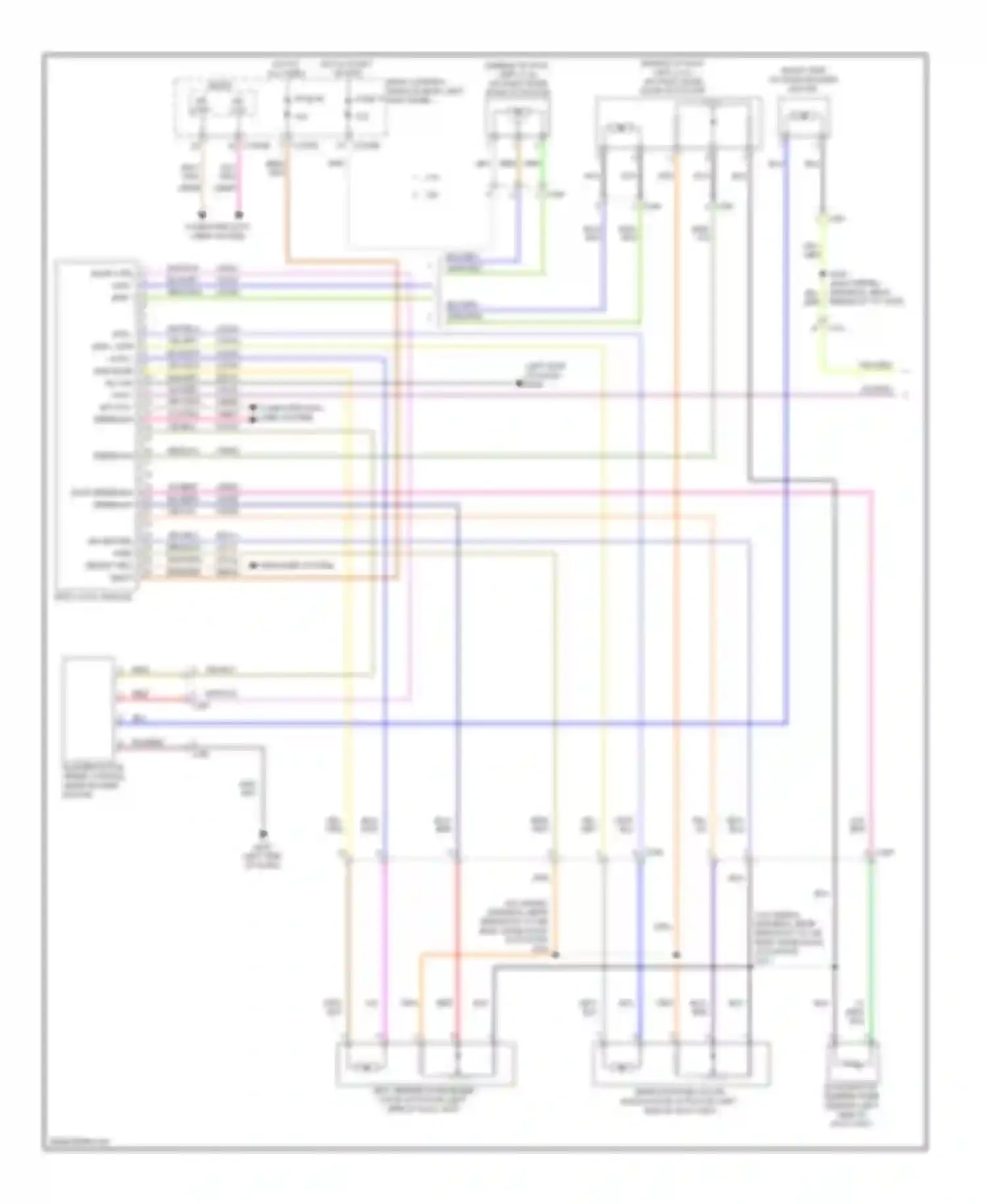 Edge Ford I facelift (2010-2014): Manual a/c circuit (1 of 2)