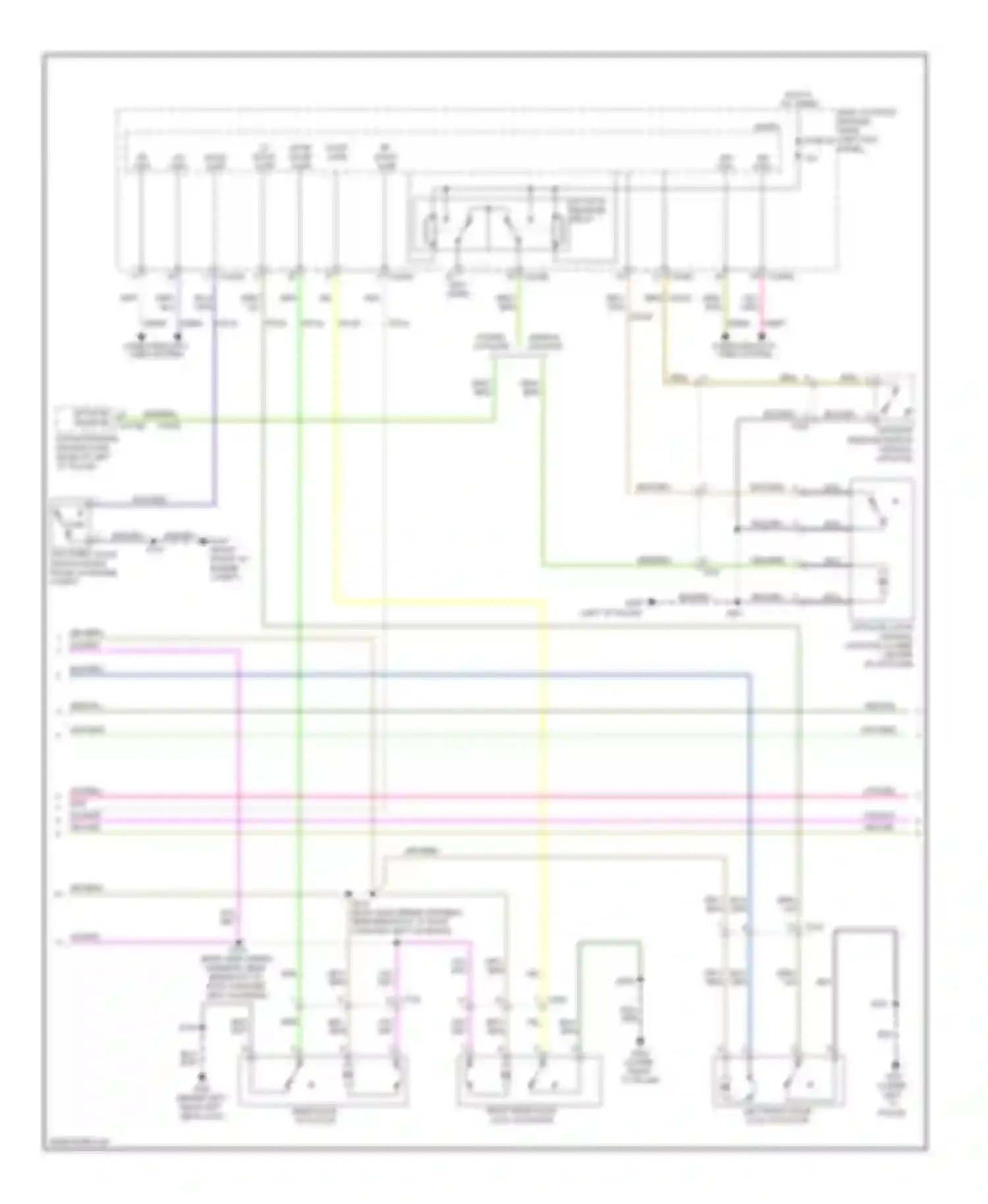 Edge Ford I facelift (2010-2014): Forced entry circuit, with intelligent access (2 of 3)