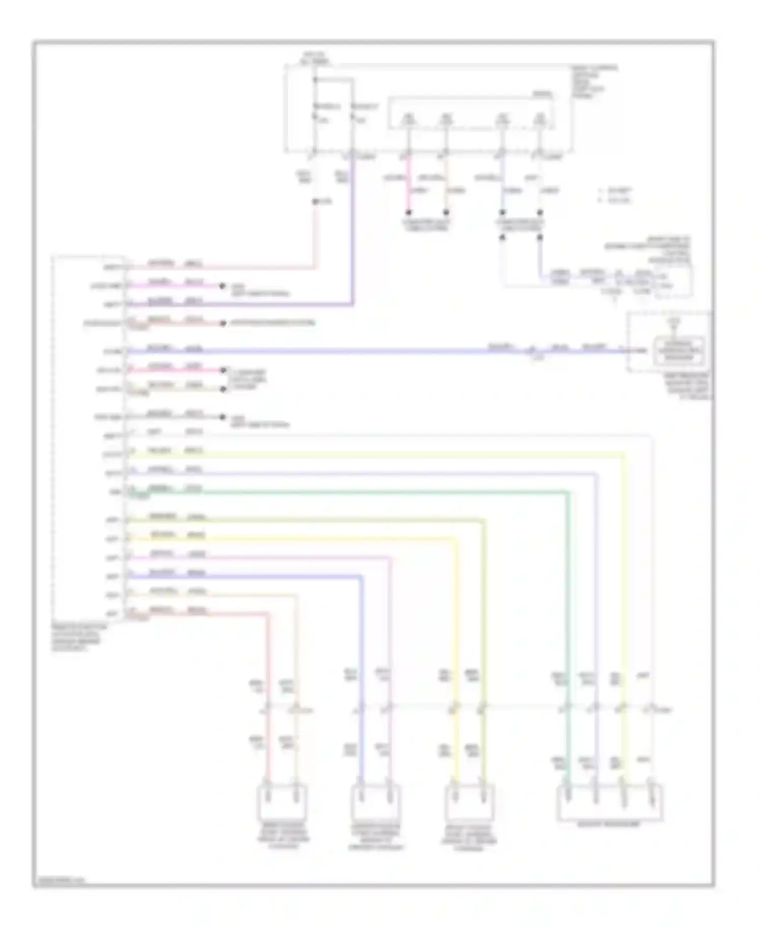 Edge Ford I facelift (2010-2014): Passive anti-theft circuit, with intelligent access
