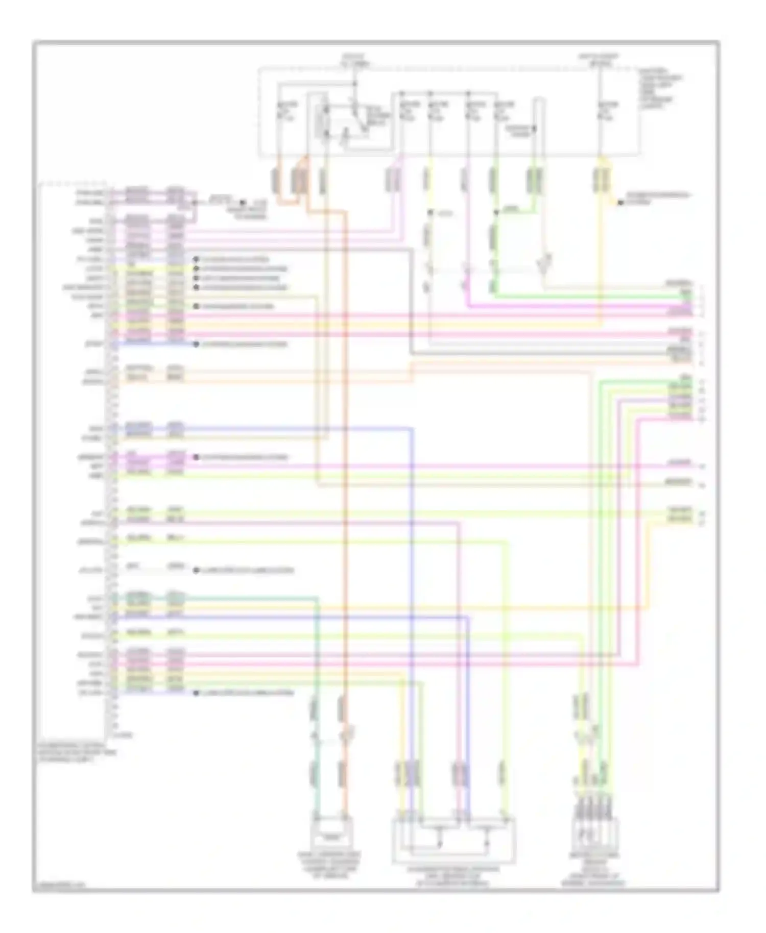 Edge Ford I facelift (2010-2014): Wiring diagram engine performance 2.0l (1 of 5)