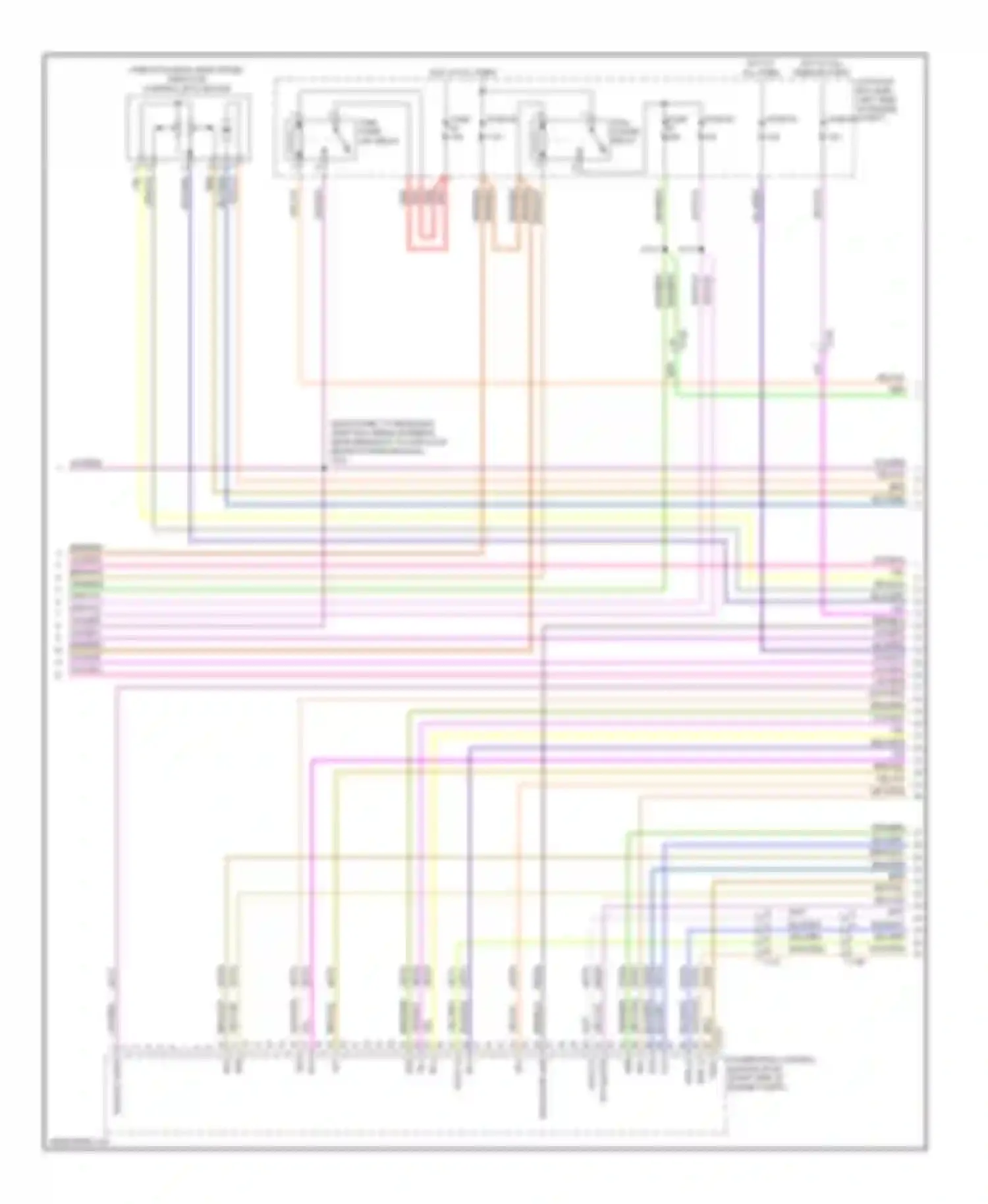 Edge Ford I facelift (2010-2014): Wiring diagram engine performance 3.7l (3 of 6)