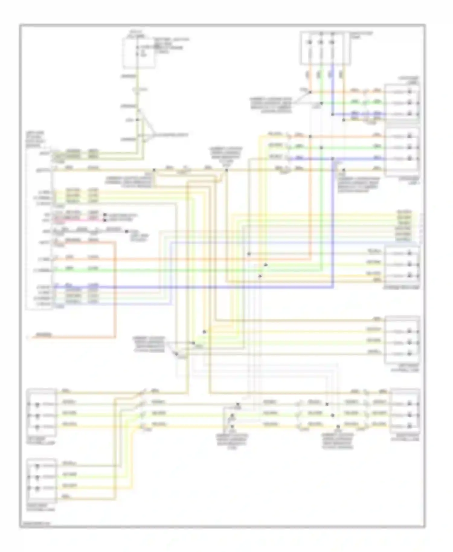 Edge Ford I facelift (2010-2014): Courtesy lamps circuit (2 of 3)
