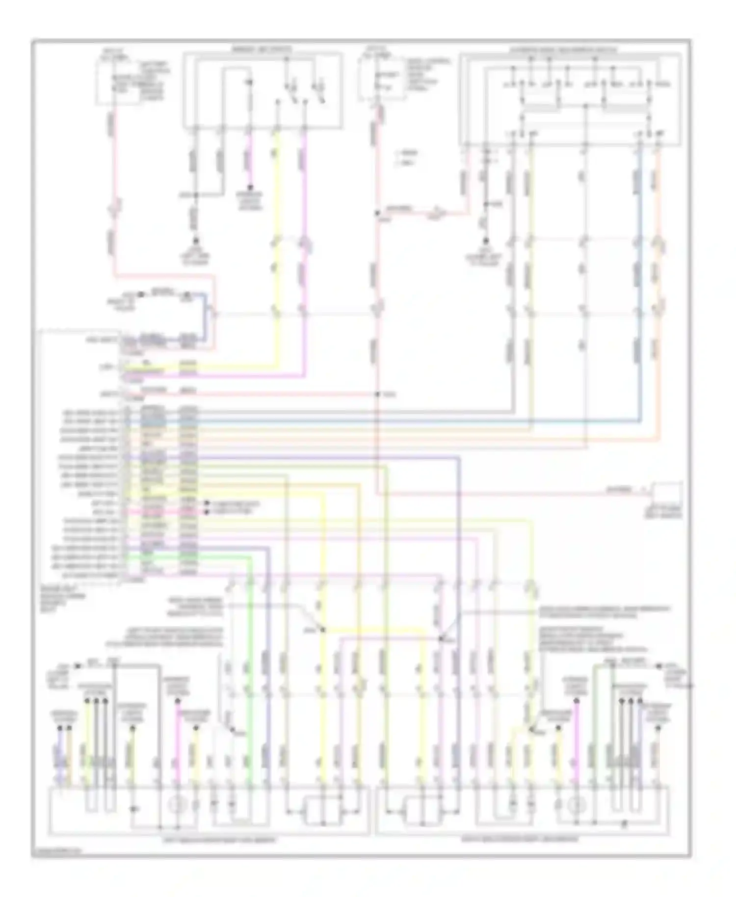 Edge Ford I facelift (2010-2014): Memory mirrors circuit