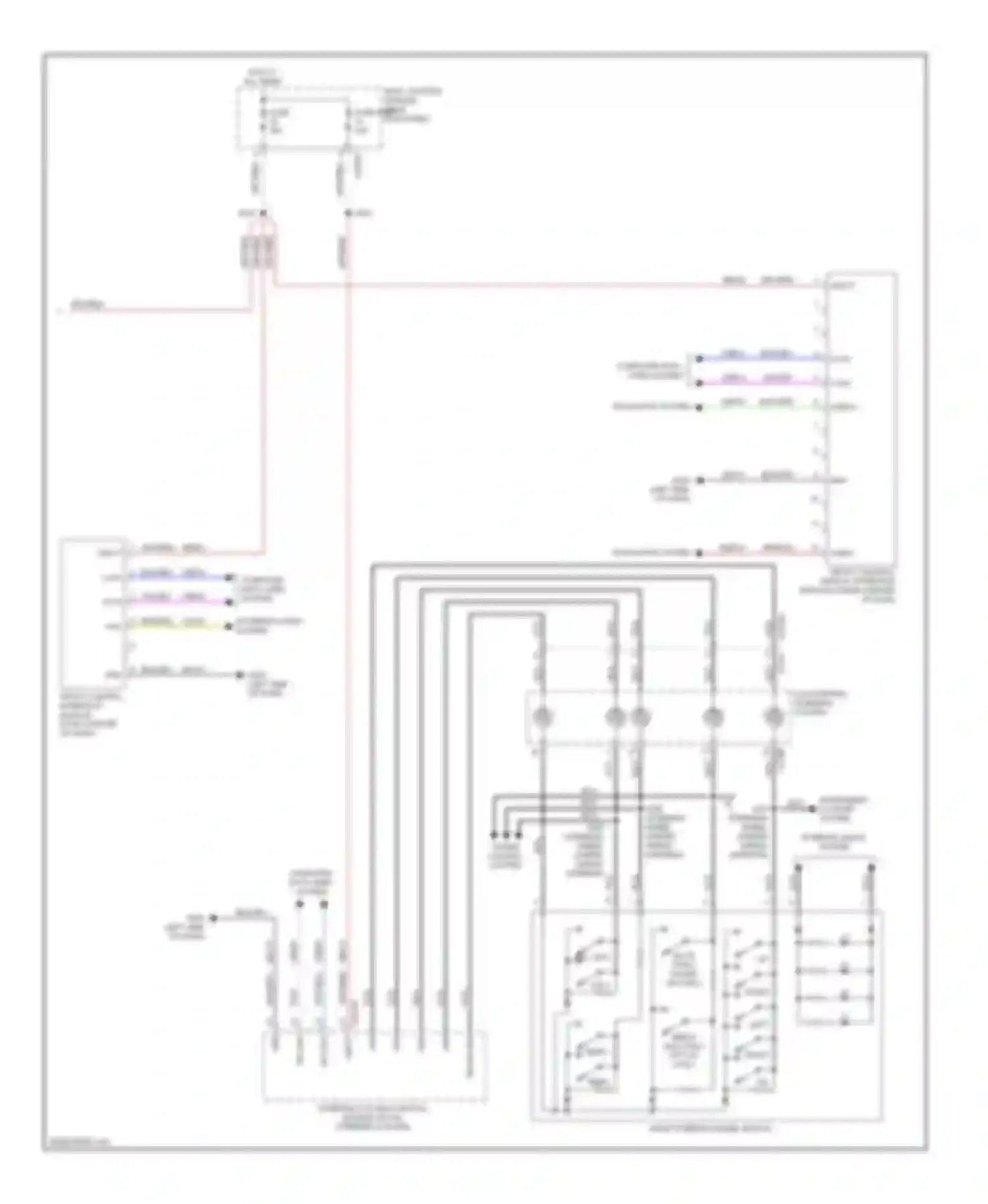 Edge Ford I facelift (2010-2014): Navigation circuit, with premium (2 of 2)