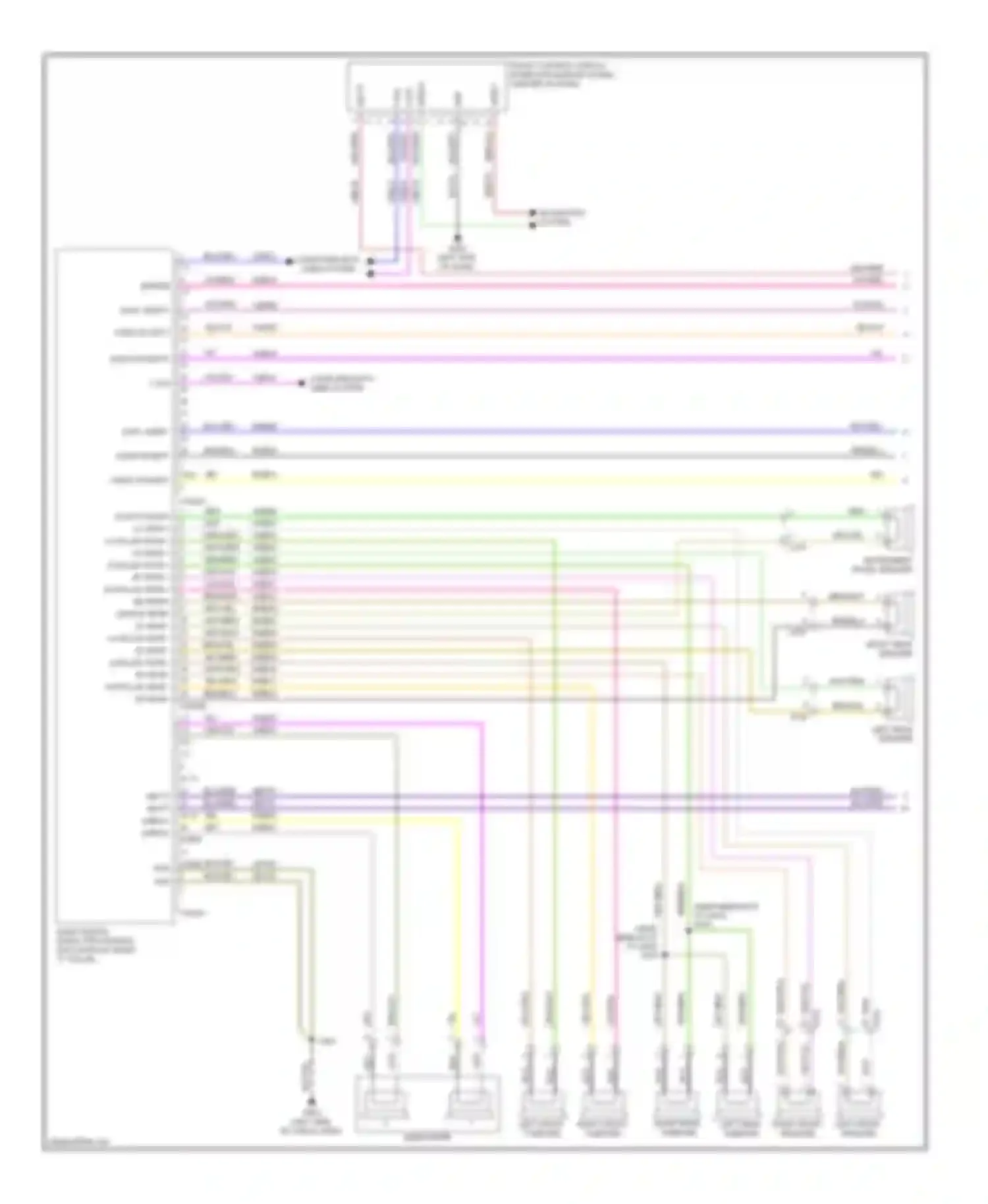 Edge Ford I facelift (2010-2014): Navigation circuit, with sony (1 of 2)