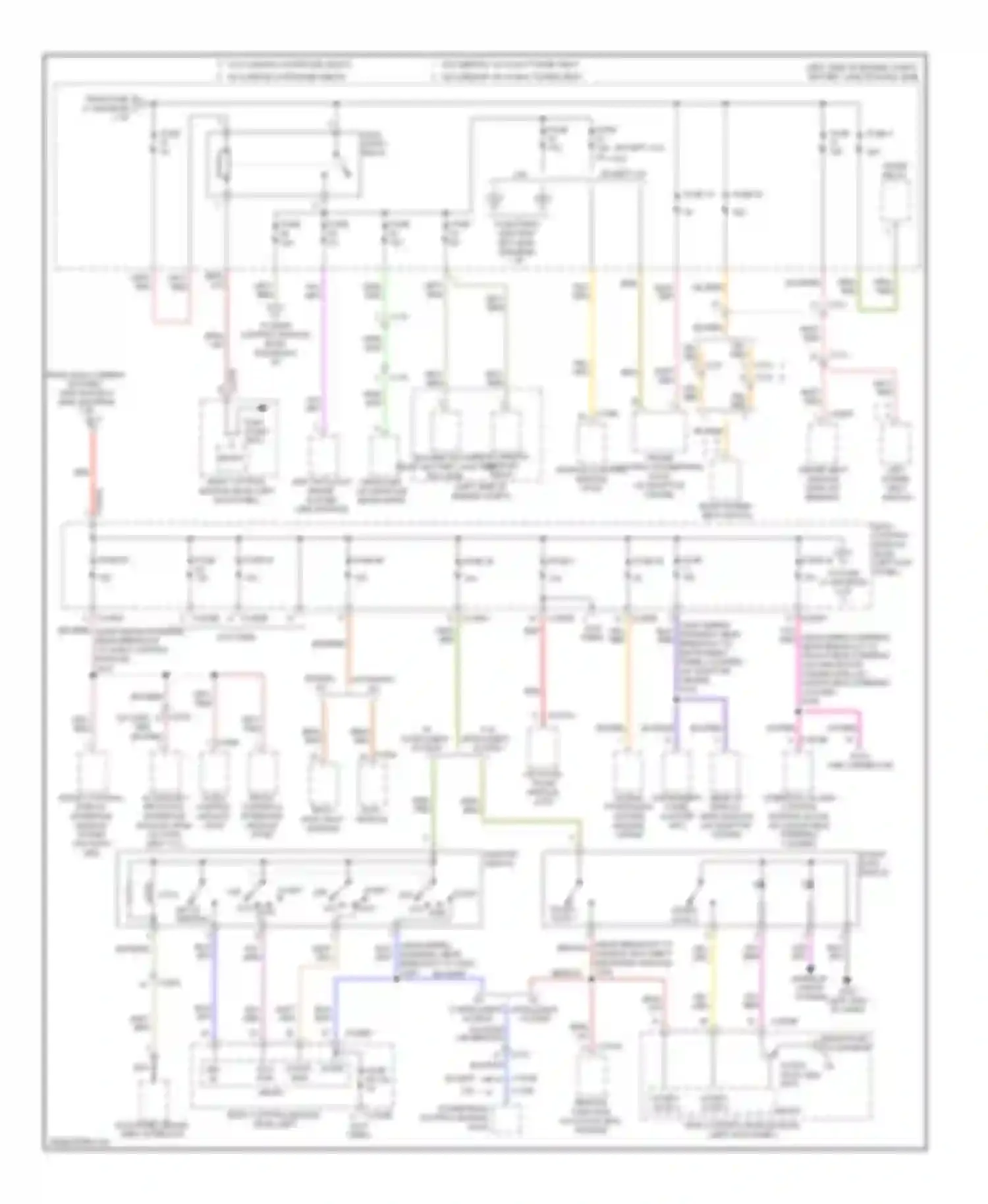 Edge Ford I facelift (2010-2014): Power distribution circuit (3 of 7)