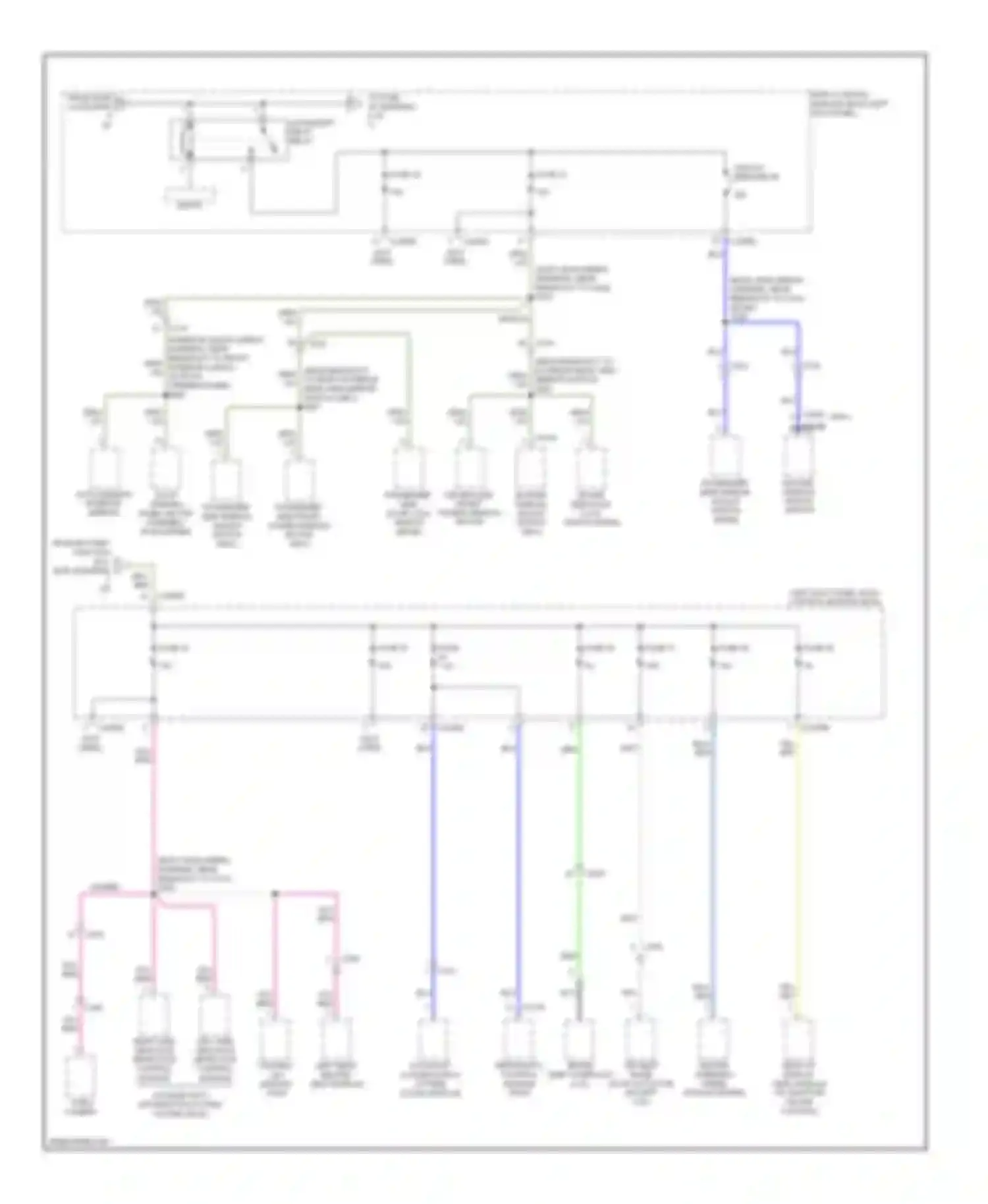 Edge Ford I facelift (2010-2014): Power distribution circuit (5 of 7)