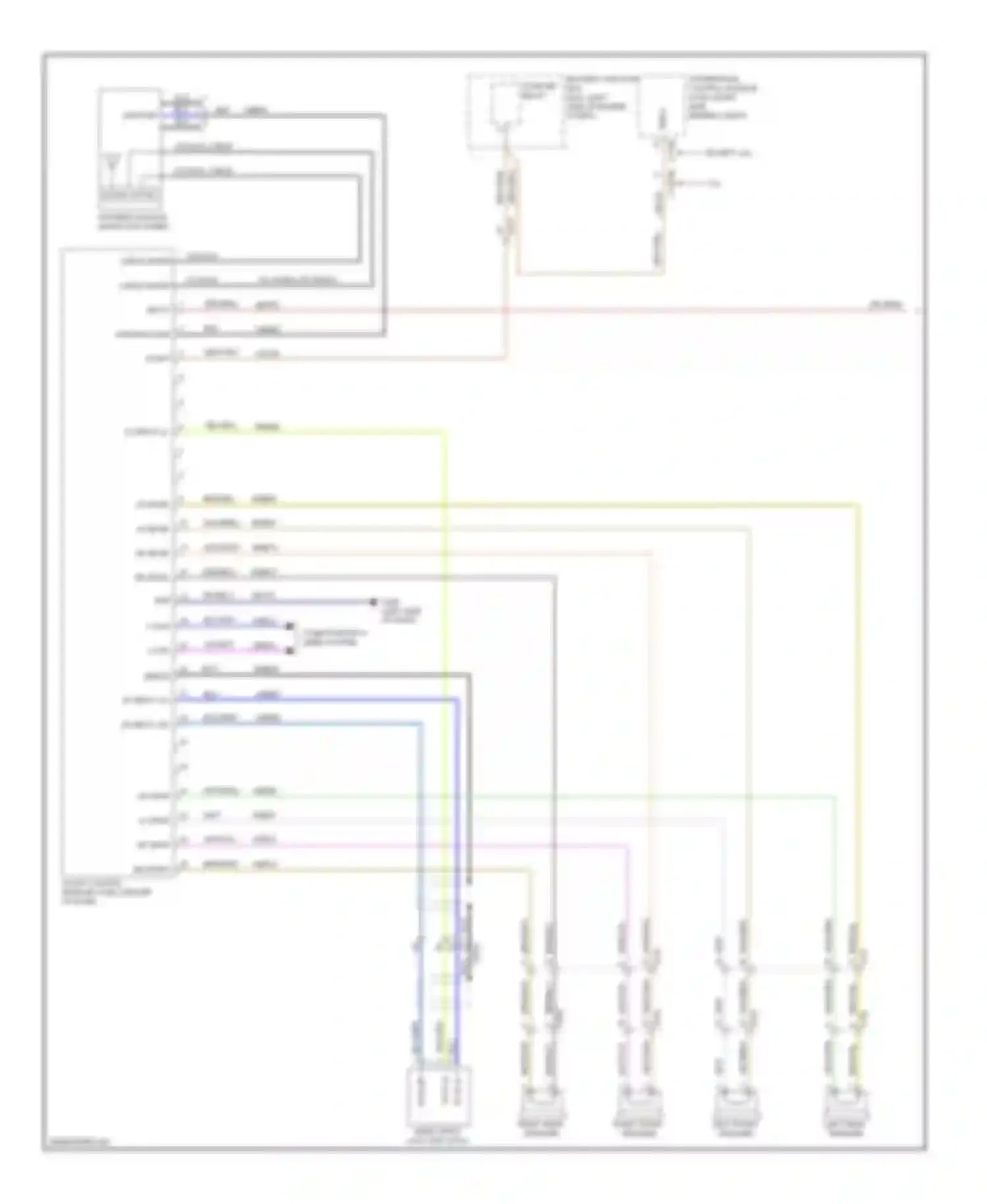 Edge Ford I facelift (2010-2014): Premium radio circuit (1 of 2)