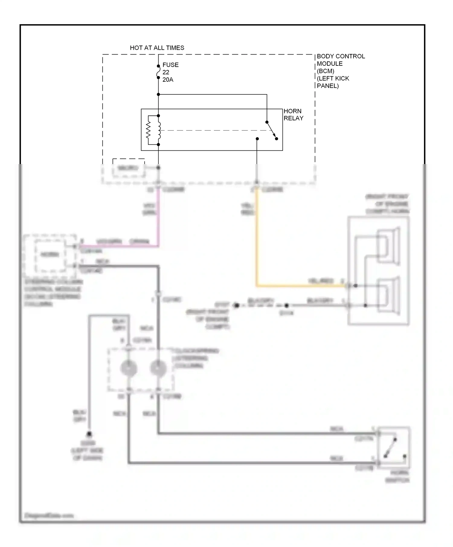 Wiring diagram blk for Ford Edge I facelift (2010-2014) (27 of 73)