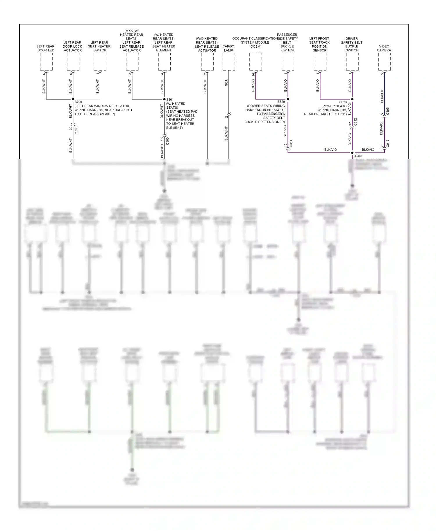 Wiring diagram blk/grn for Ford Edge I facelift (2010-2014) (16 of 33)
