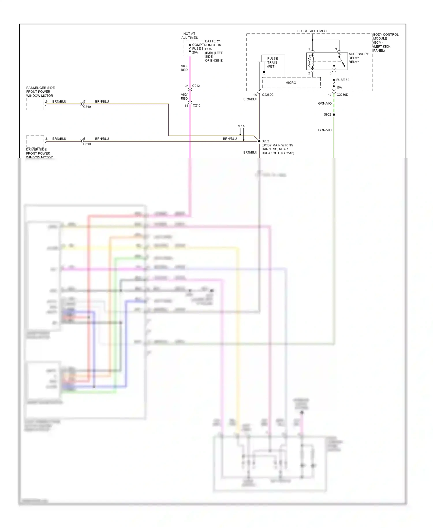 Wiring diagram blu for Ford Edge I facelift (2010-2014) (49 of 65)