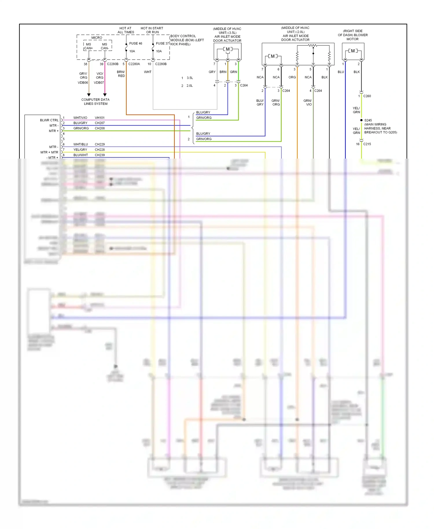 Wiring diagram brn for Ford Edge I facelift (2010-2014) (9 of 65)