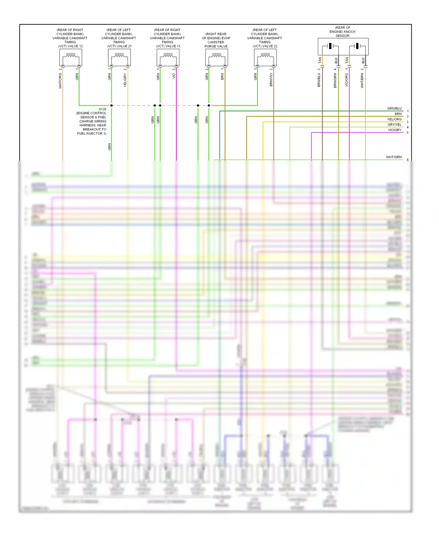 Wiring diagram grn/blu for Ford Edge I facelift (2010-2014) (10 of 26)