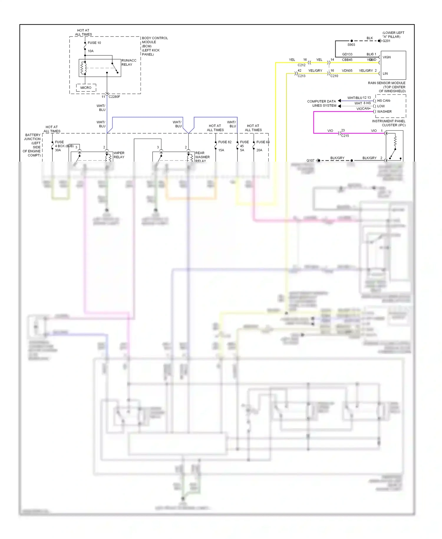Wiring diagram micro - for Ford Edge I facelift (2010-2014) (28 of 28)