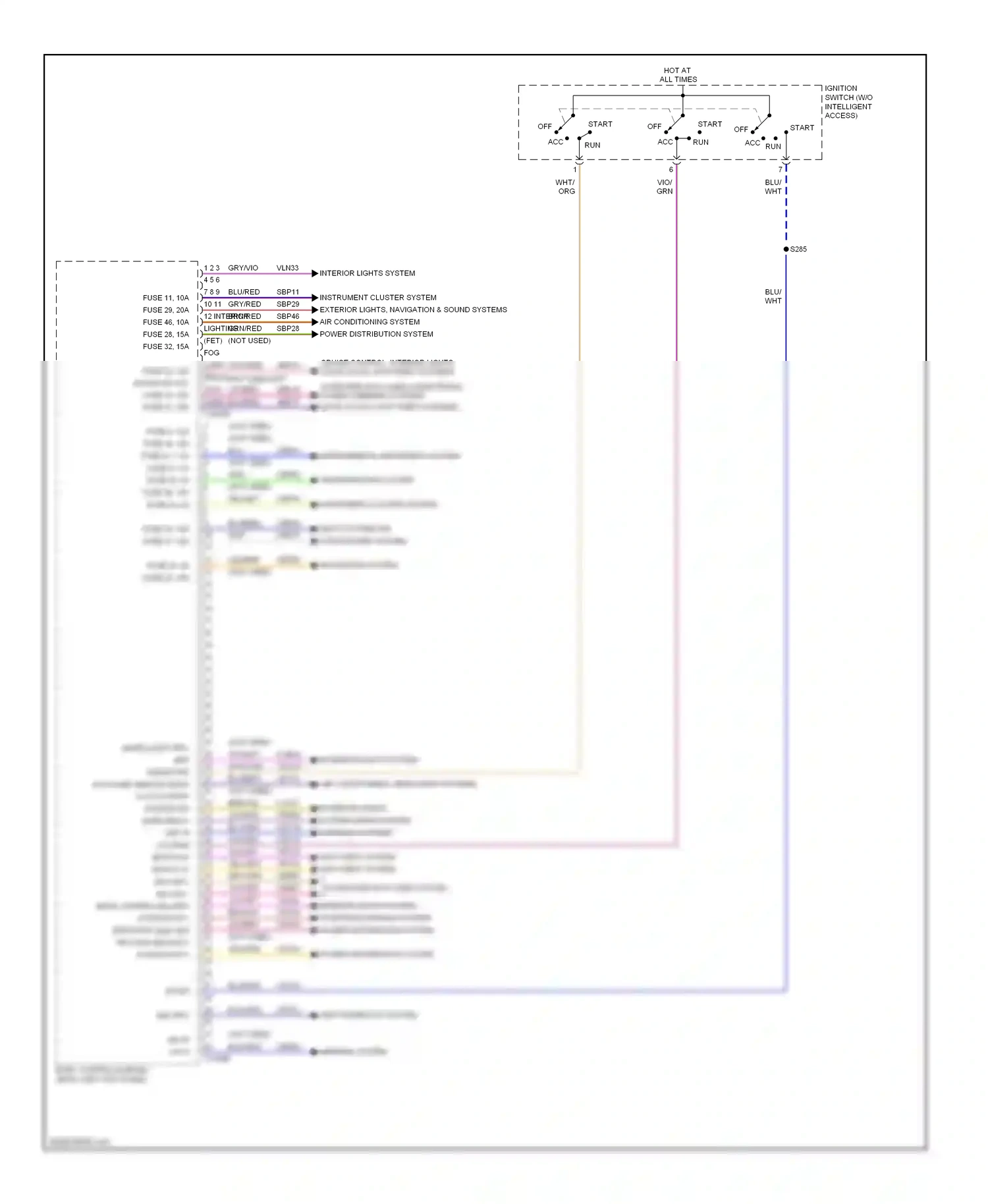 Wiring diagram navigation system for Ford Edge I facelift (2010-2014) (1 of 9)