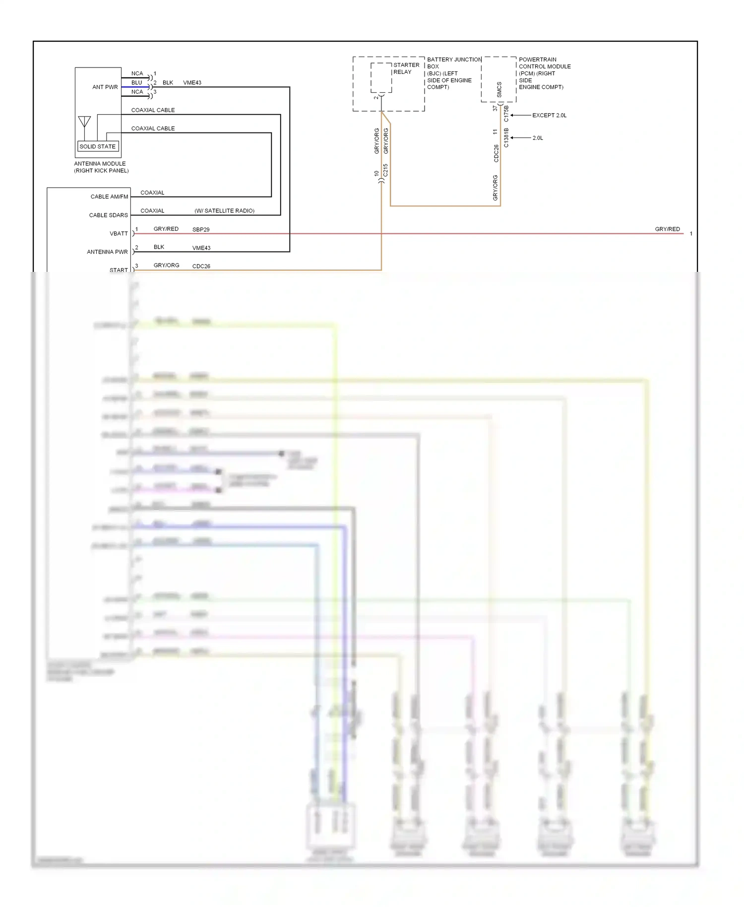 Wiring diagram nca for Ford Edge I facelift (2010-2014) (48 of 68)