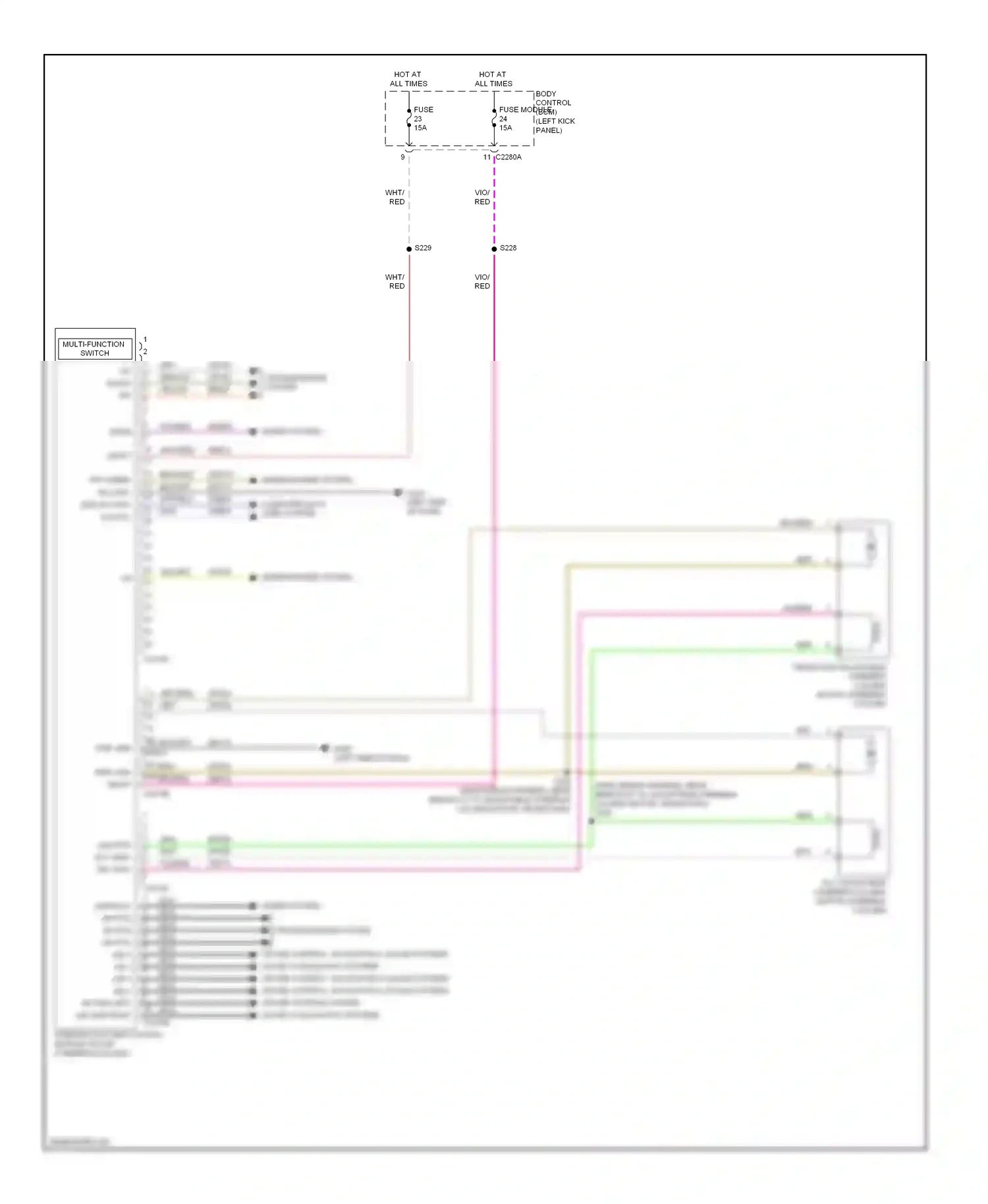 Wiring diagram red for Ford Edge I facelift (2010-2014) (15 of 44)