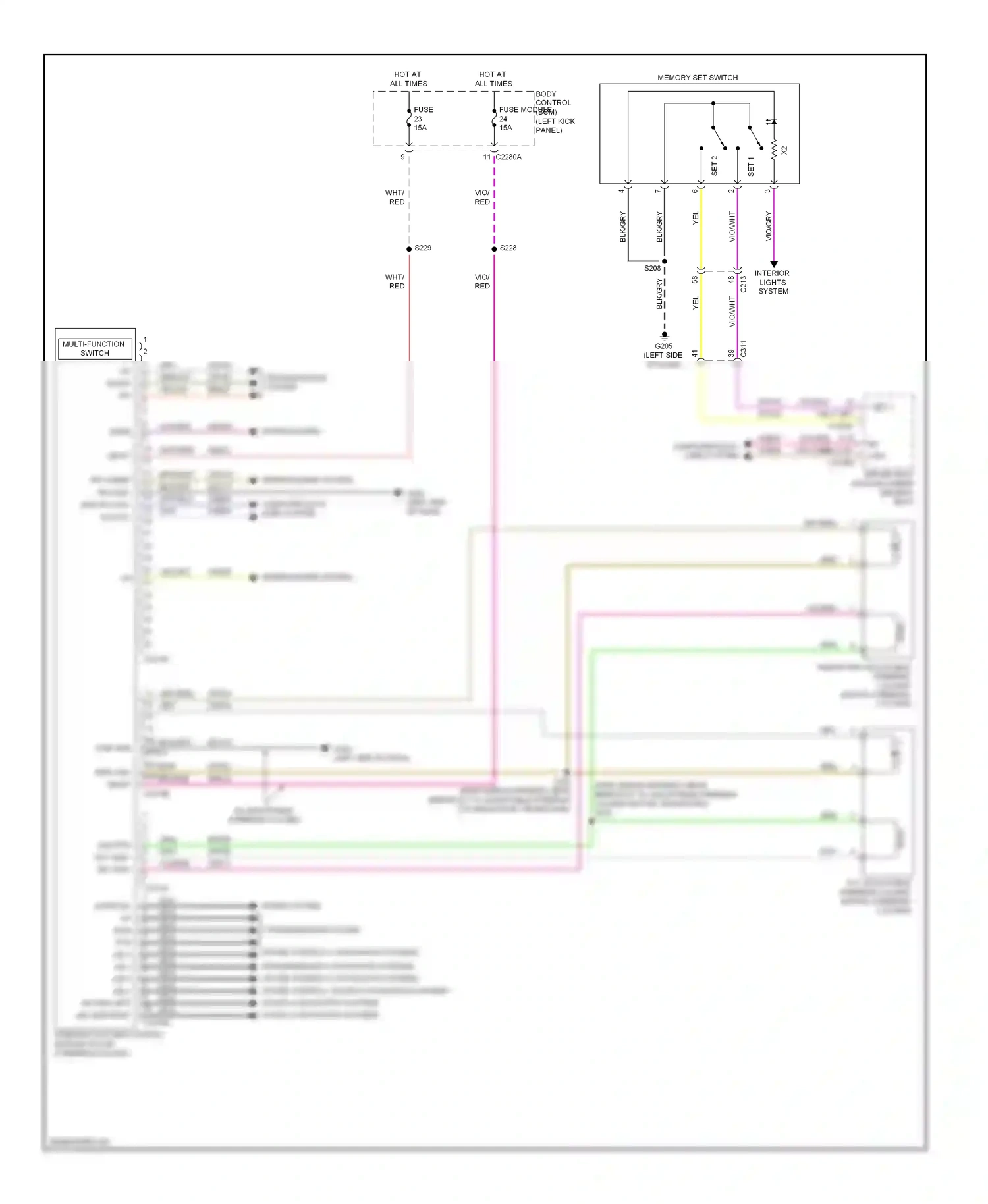 Wiring diagram set 2 for Ford Edge I facelift (2010-2014) (3 of 3)
