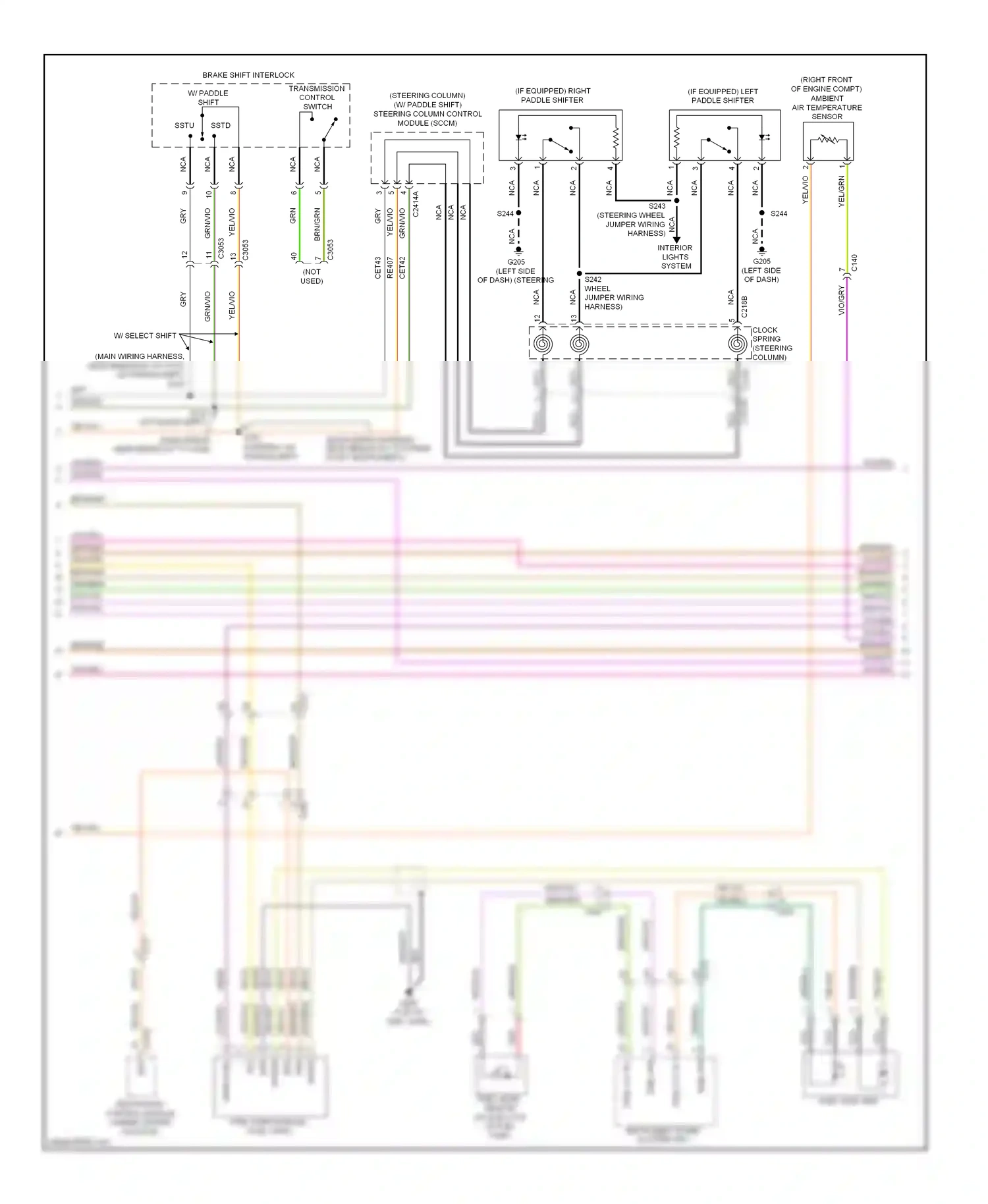 Ford Edge I facelift (2010-2014) sstd wiring diagram  (1 of 2)