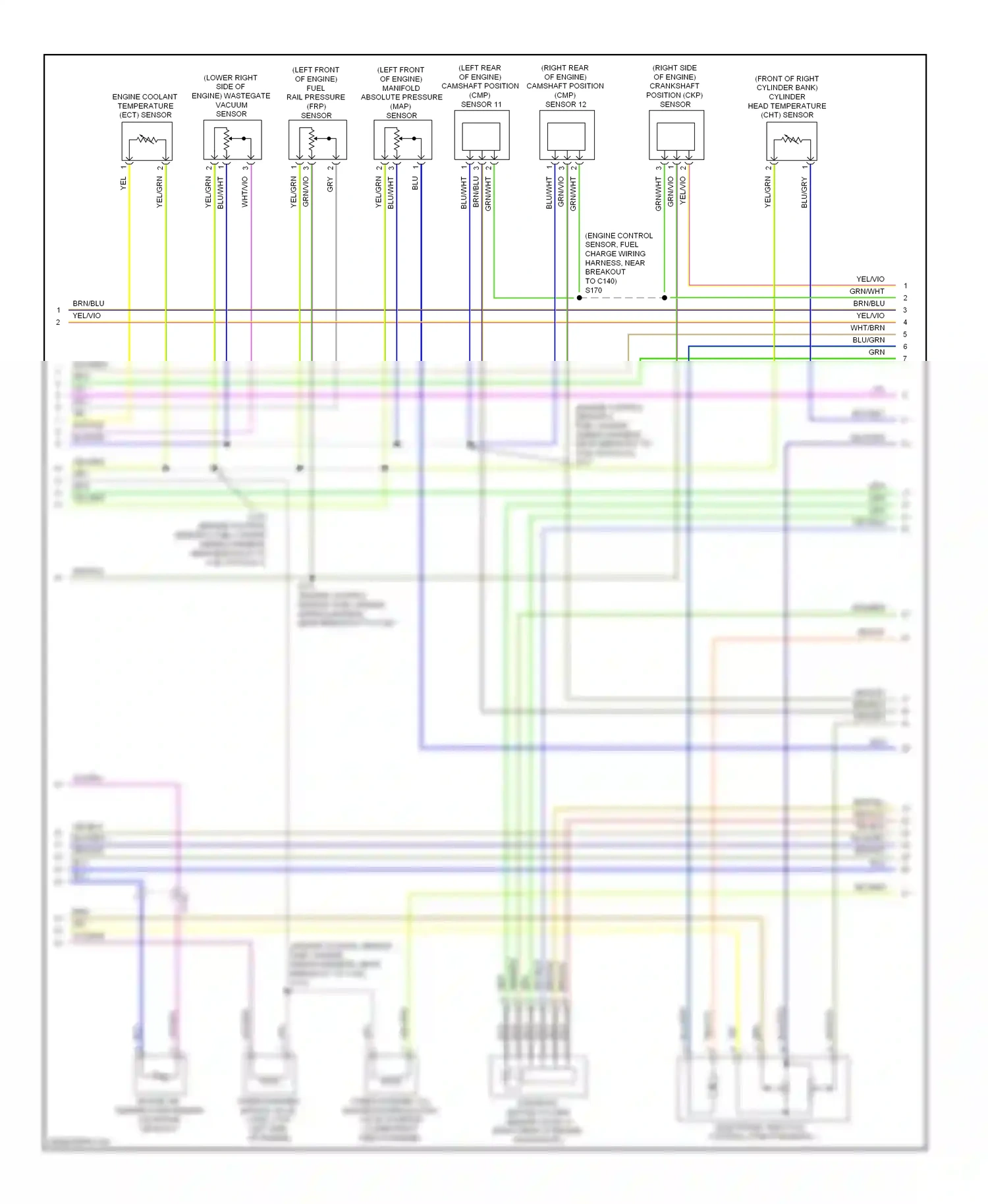 Wiring diagram vio/grn for Ford Edge I facelift (2010-2014) (12 of 49)