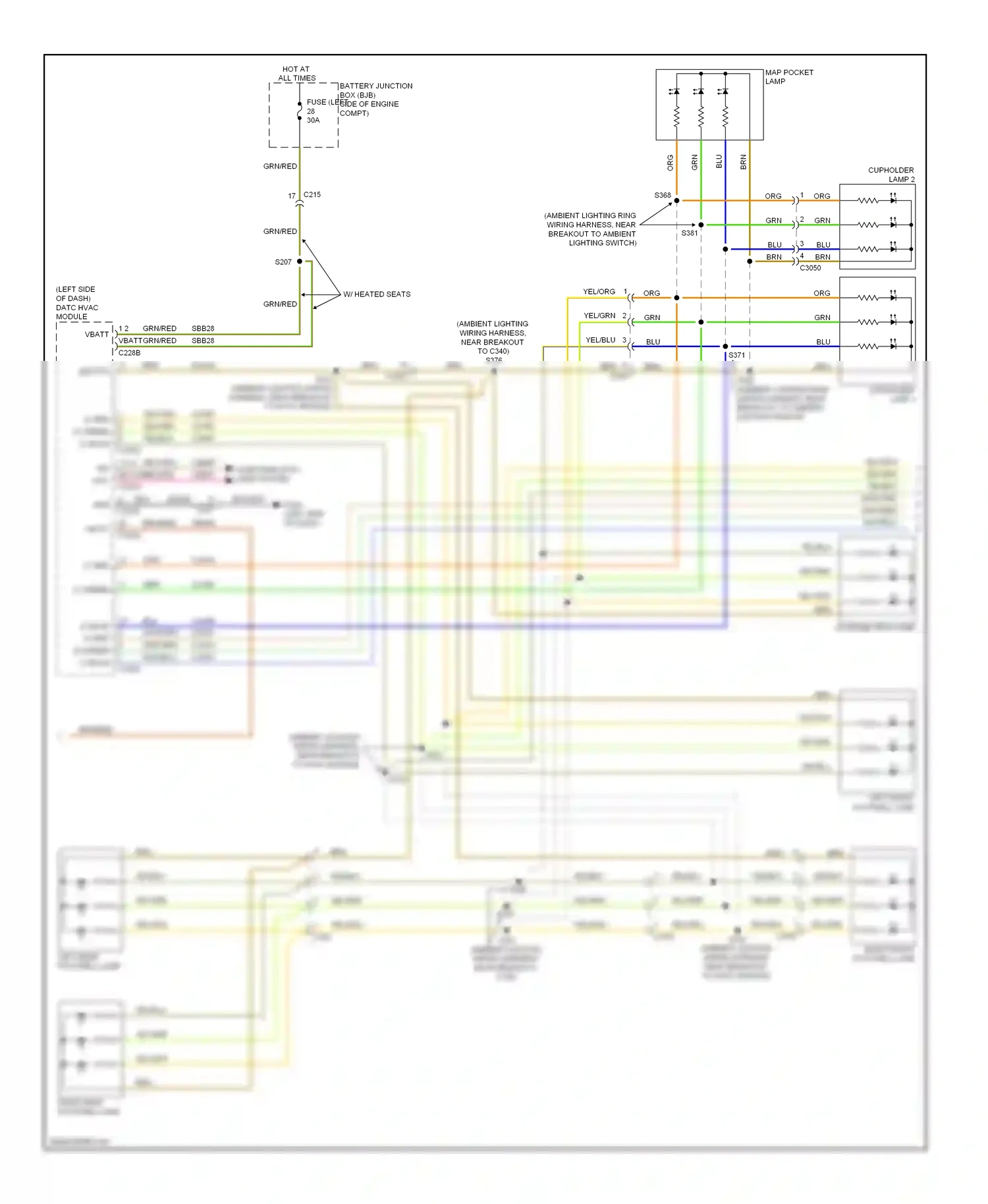 Wiring diagram wht/org for Ford Edge I facelift (2010-2014) (21 of 36)