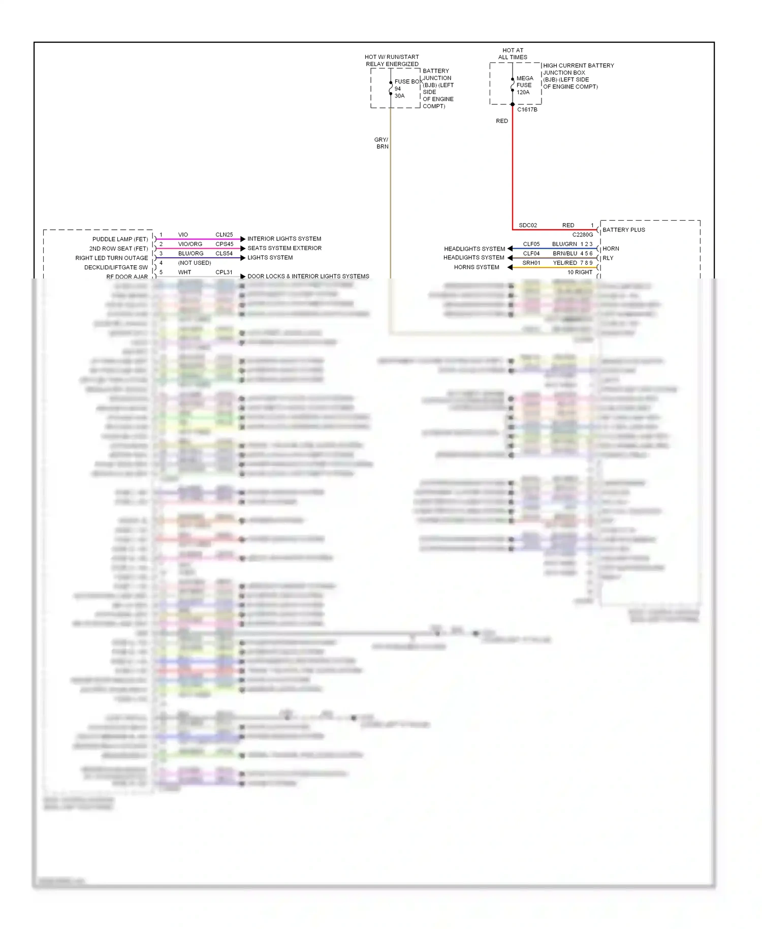 Wiring diagram yel for Ford Edge I facelift (2010-2014) (11 of 77)