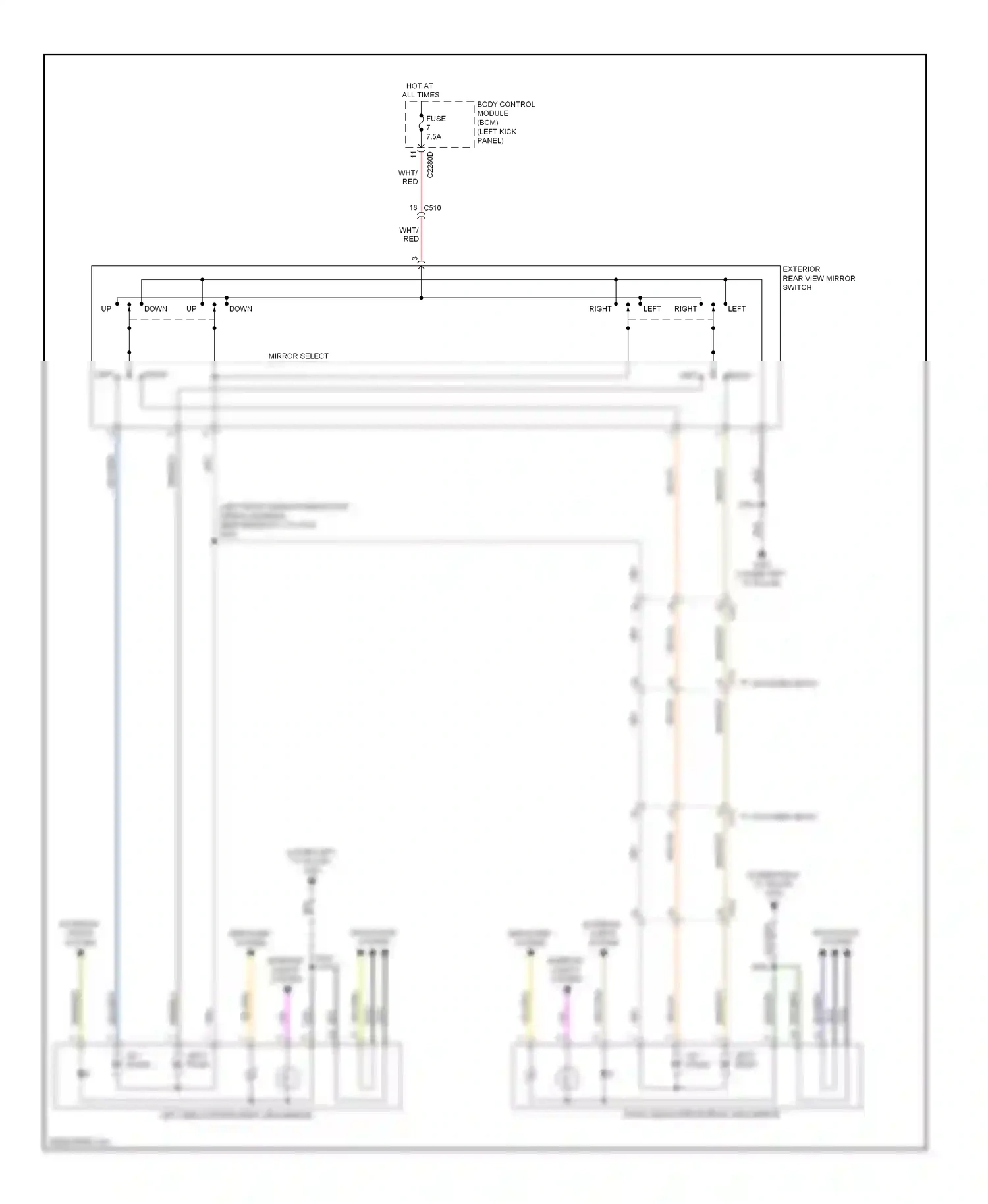 Wiring diagram yel/org for Ford Edge I facelift (2010-2014) (36 of 41)