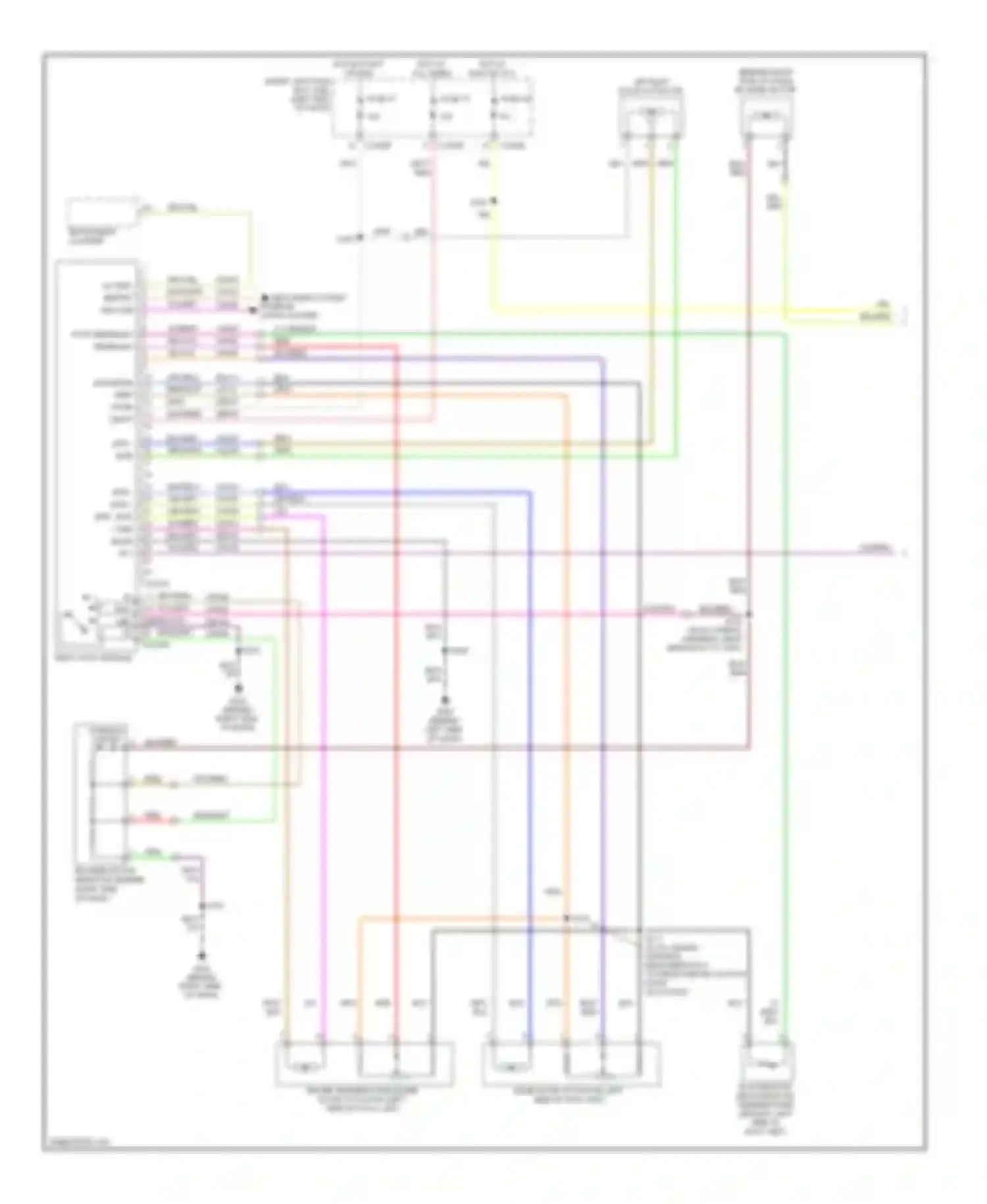 Edge Ford I (2006-2010): Manual a/c circuit (1 of 2)