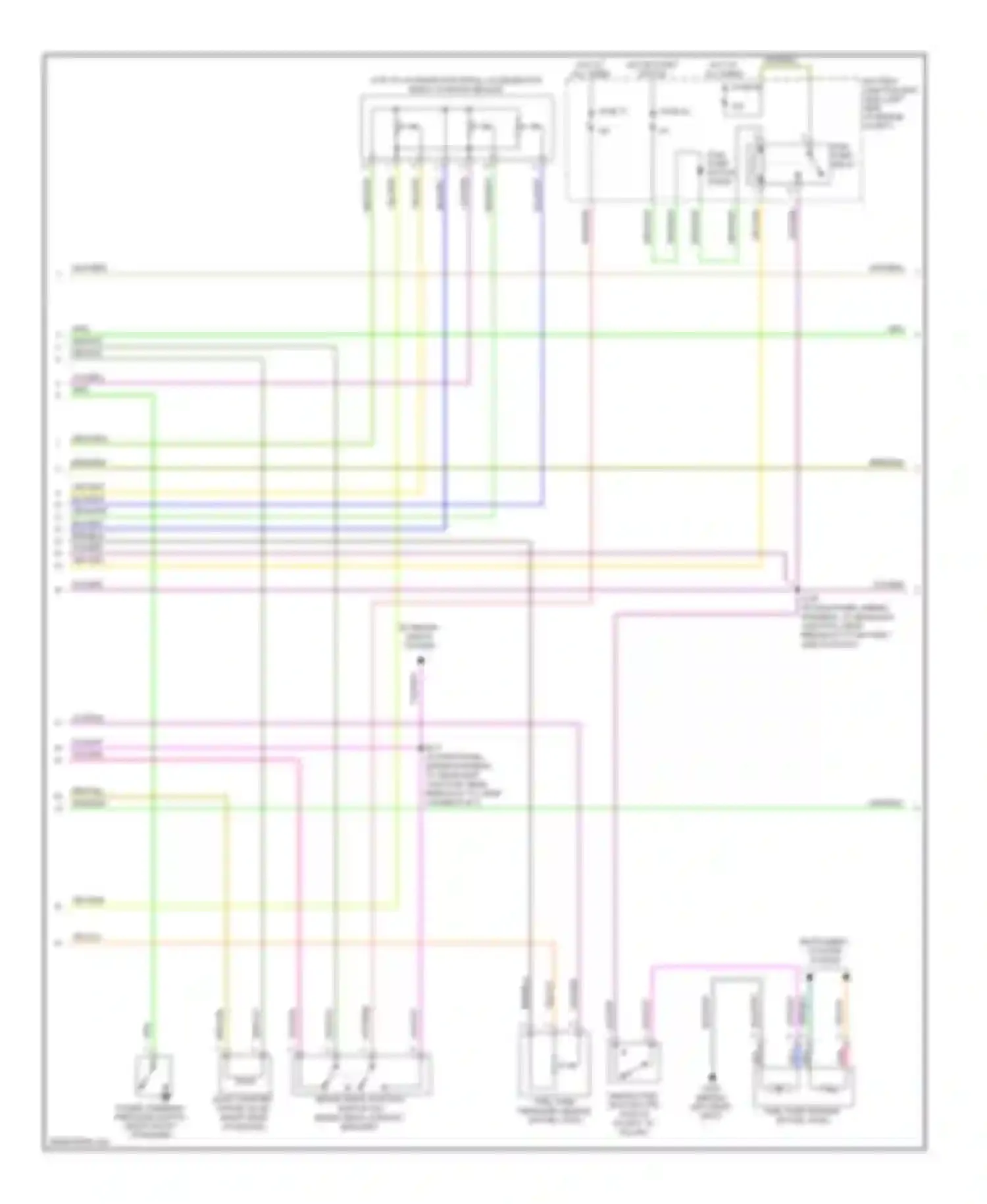 Edge Ford I (2006-2010): Wiring diagram engine performance 3.5l (2 of 5)