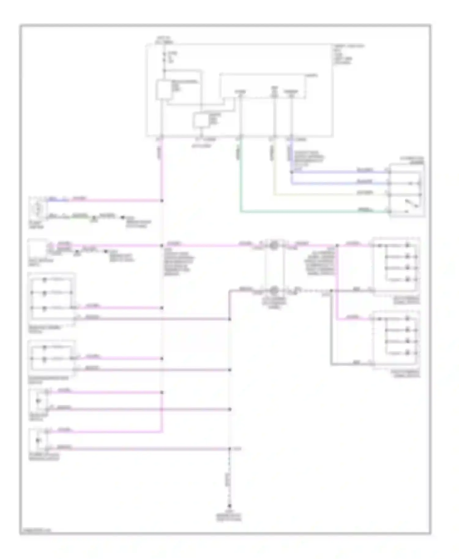 Edge Ford I (2006-2010): Instrument illumination circuit