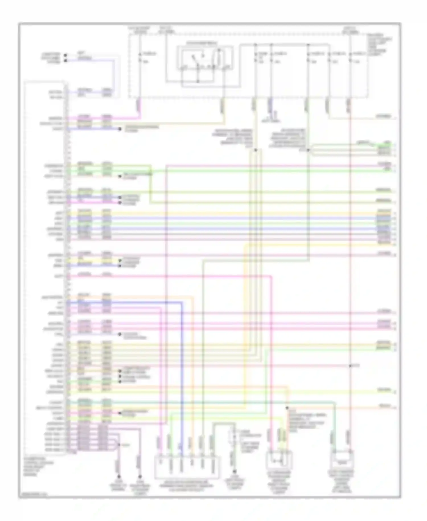 Wiring diagram air conditioning system for Ford Edge I (2006-2010) (5 of 5)