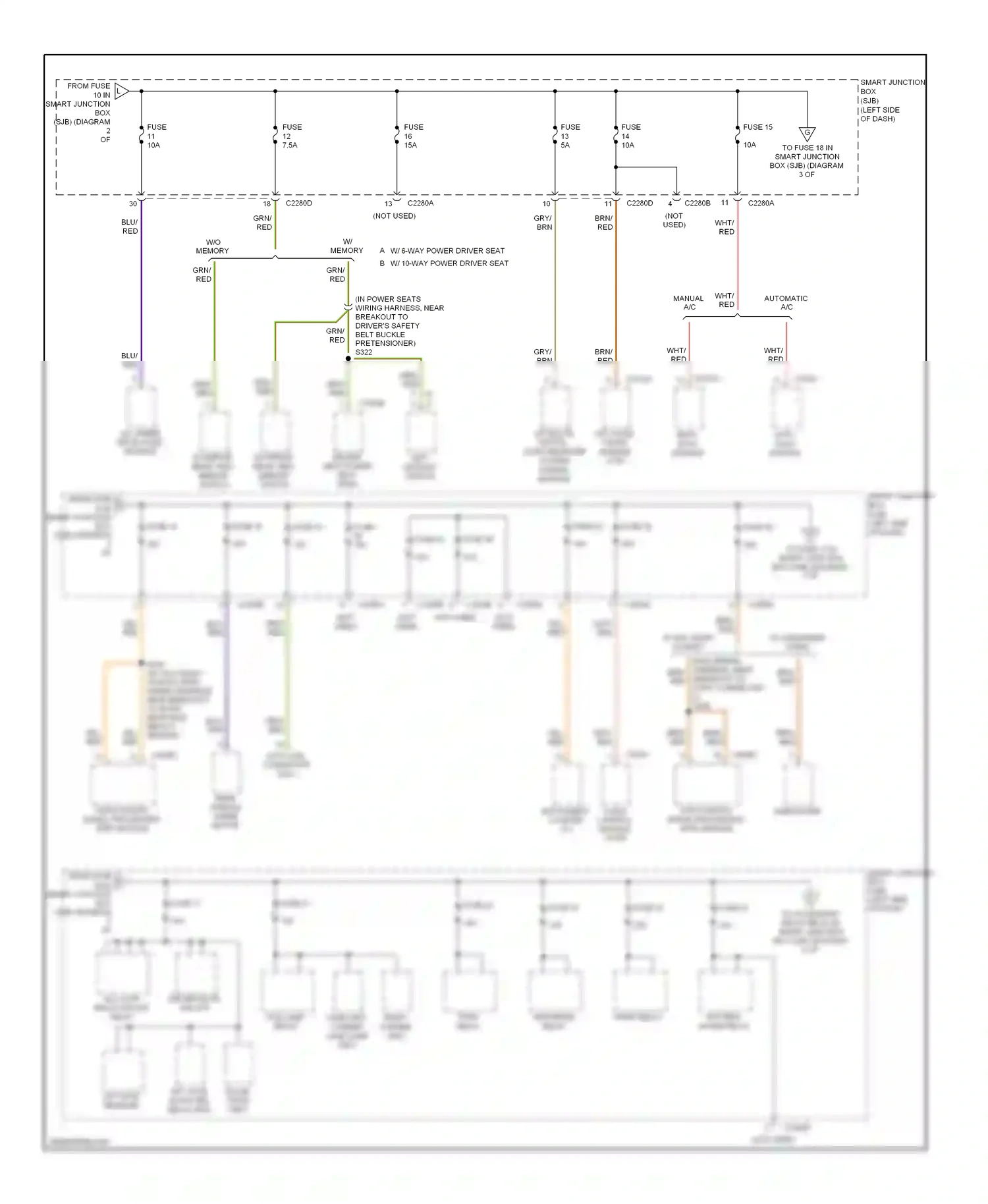 Ford Edge I (2006-2010) blu wiring diagram  (26 of 53)