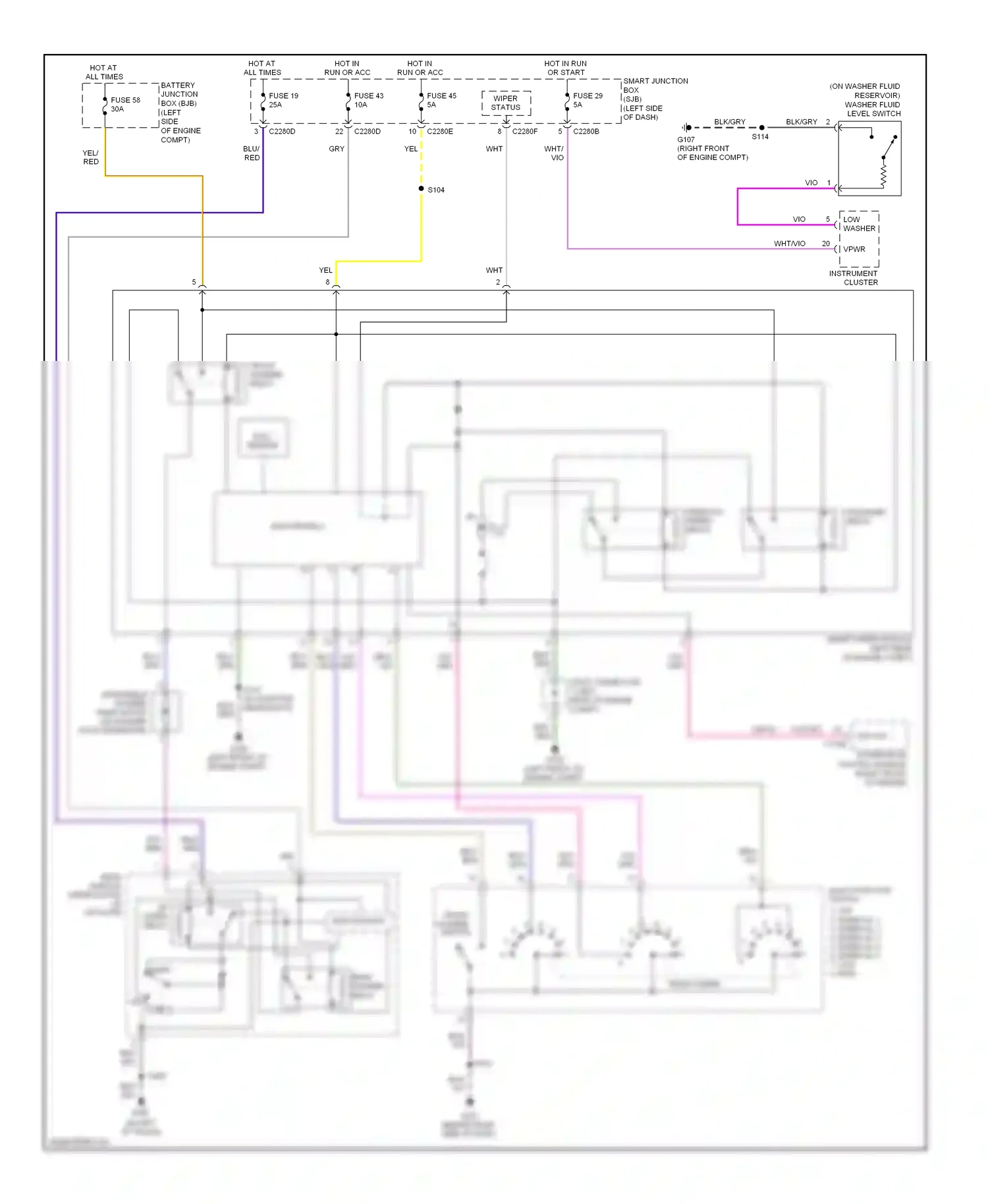 Ford Edge I (2006-2010) blu wiring diagram  (51 of 53)