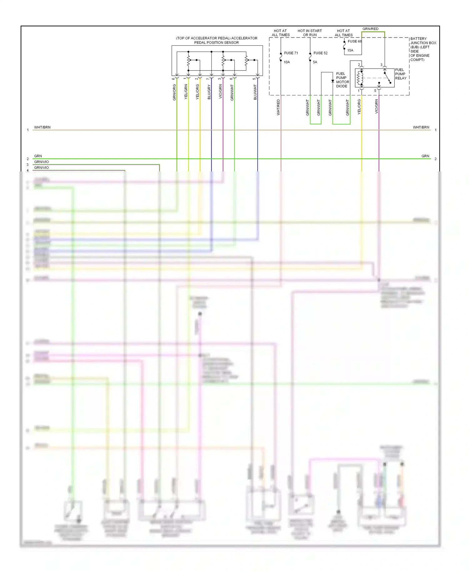 Ford Edge I (2006-2010) blu wiring diagram  (19 of 53)