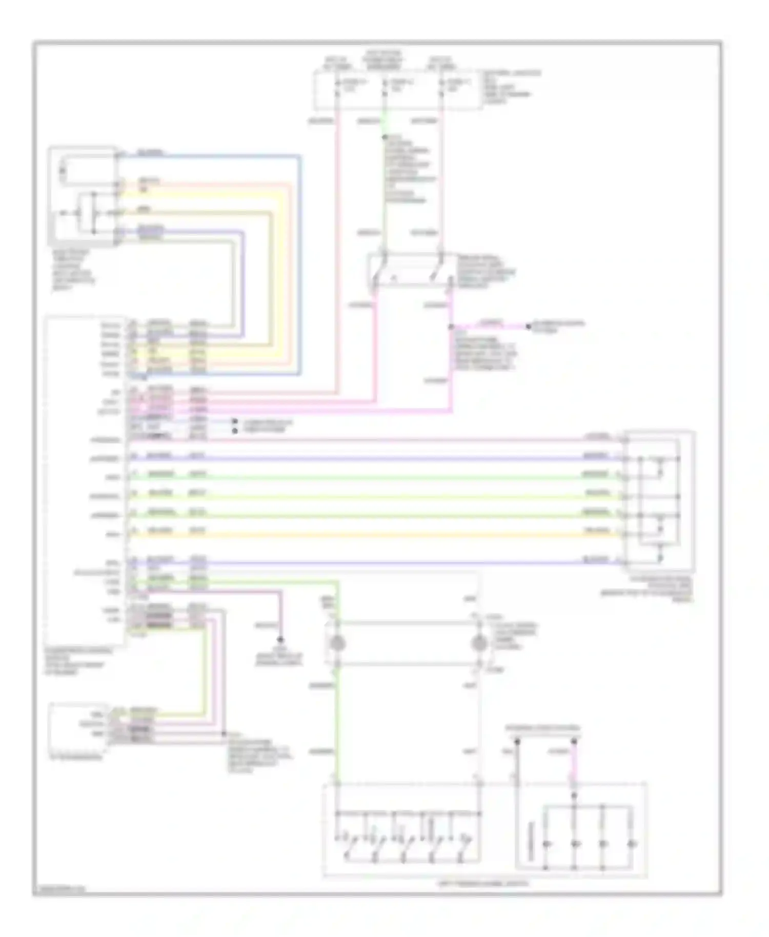 Wiring diagram brn/grn for Ford Edge I (2006-2010) (3 of 17)
